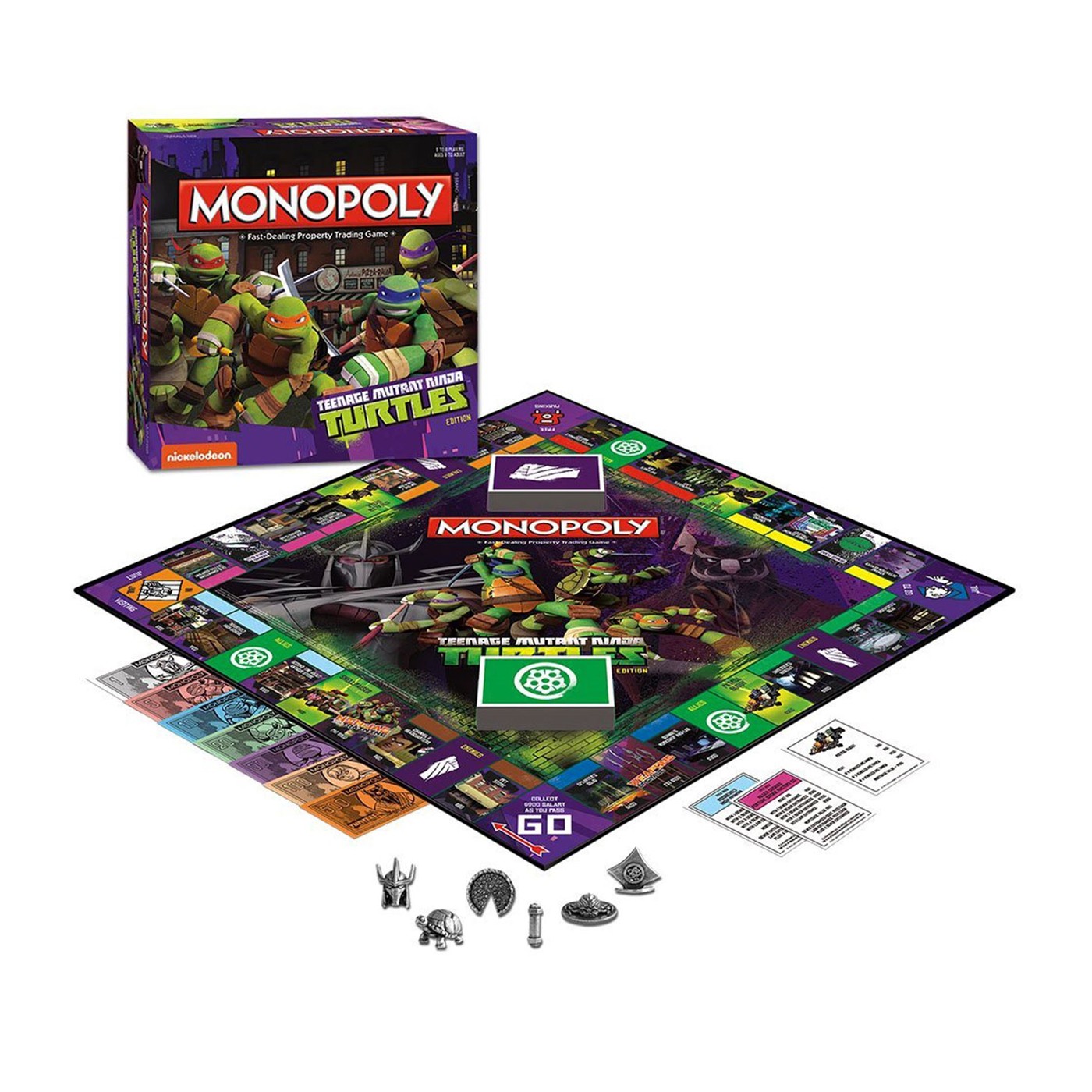 Teenage Mutant Ninja Turtles Monopoly, Purple