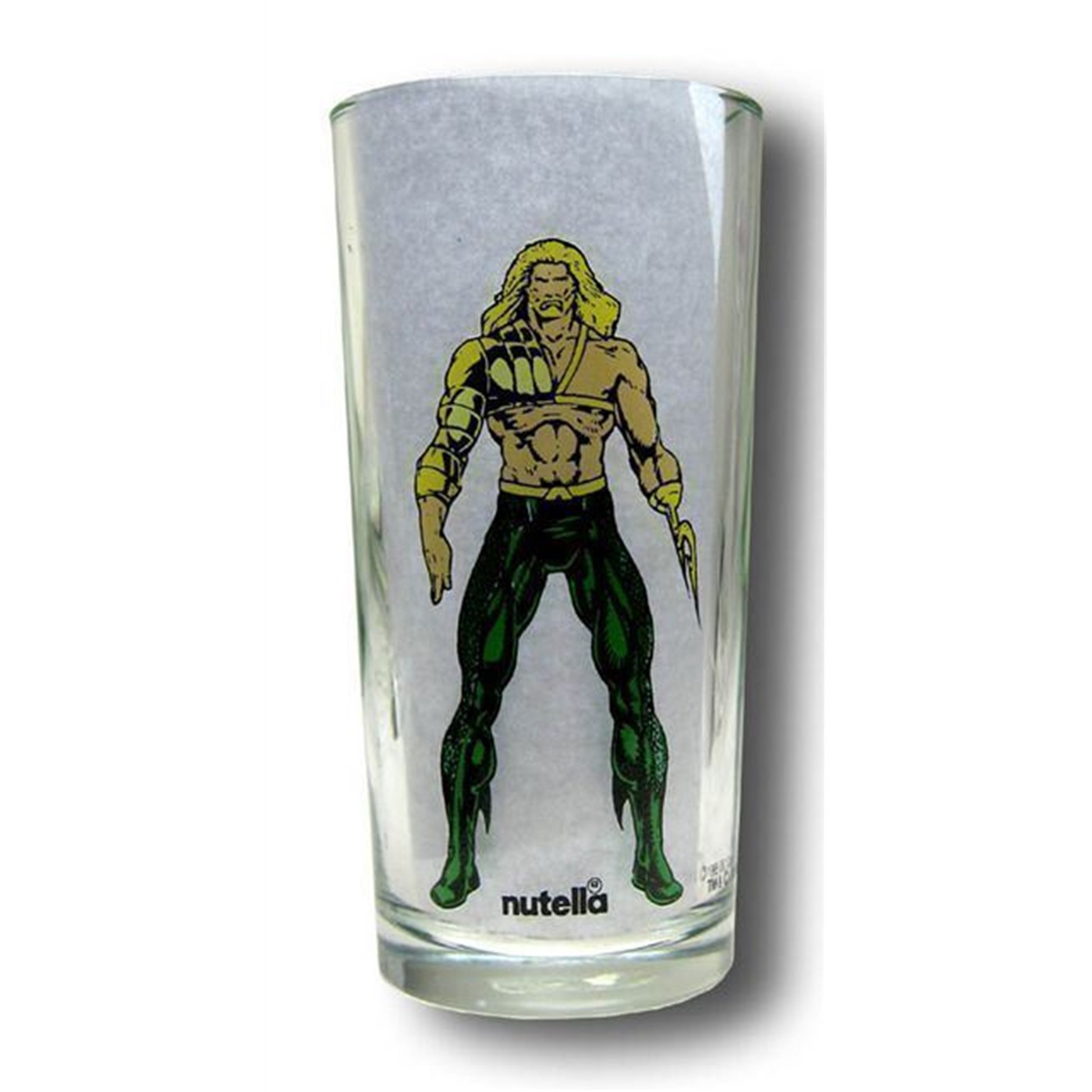 Aquaman Nutella Glass