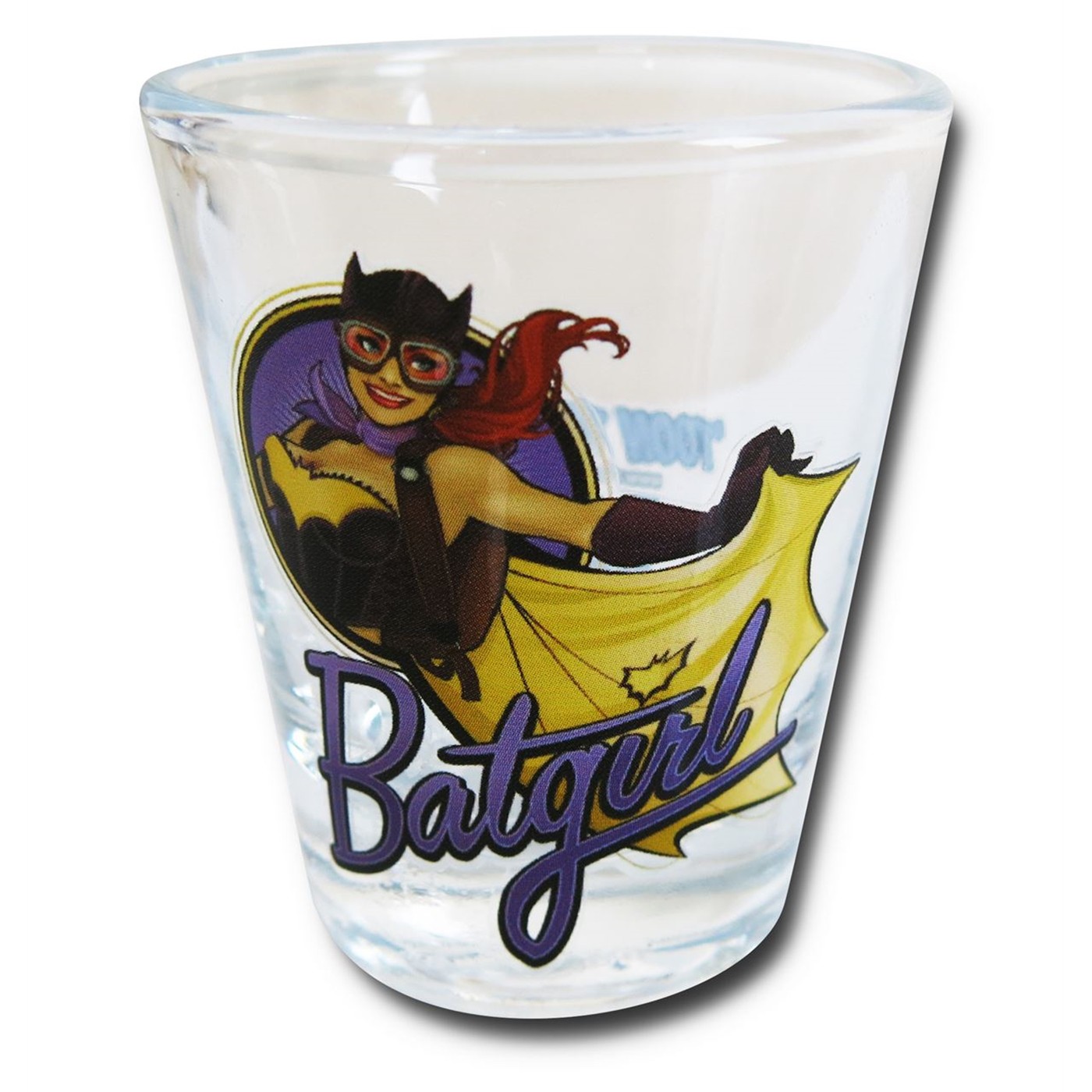 Batgirl DC Bombshell Mini Glass, Purple