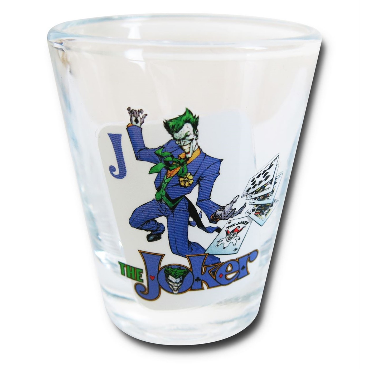Joker Cards Stance Mini Glass, Green