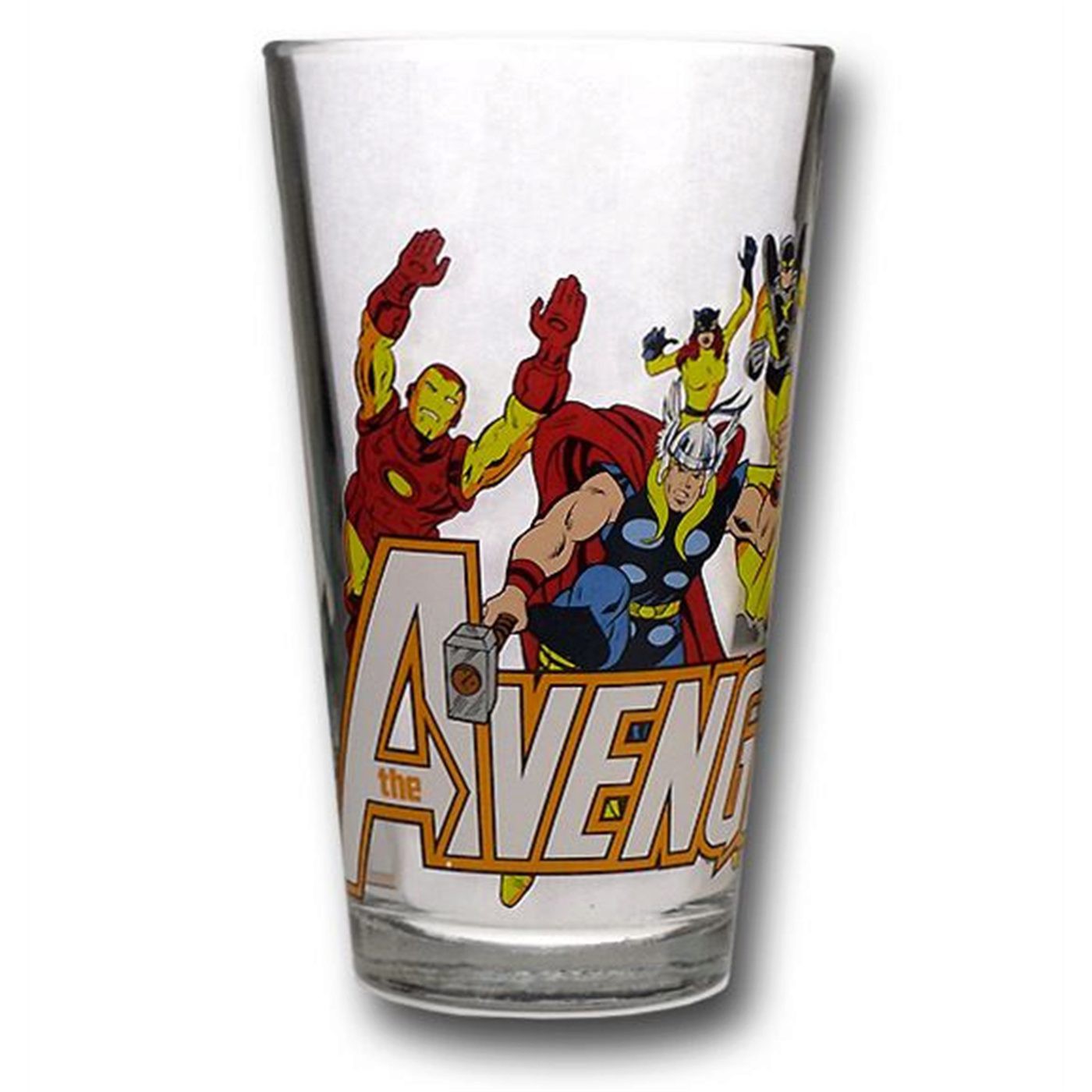 Avengers Clear Pint Glass