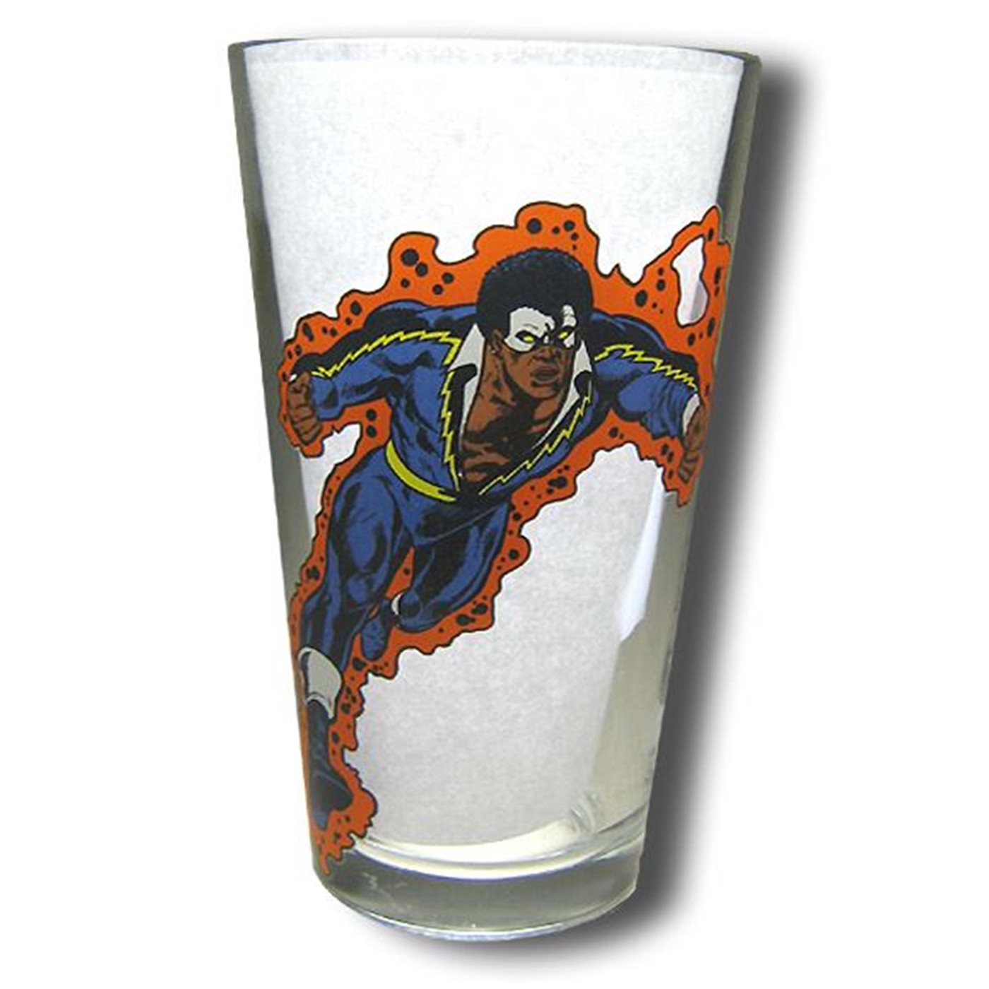 Black Lightning Clear Pint Glass