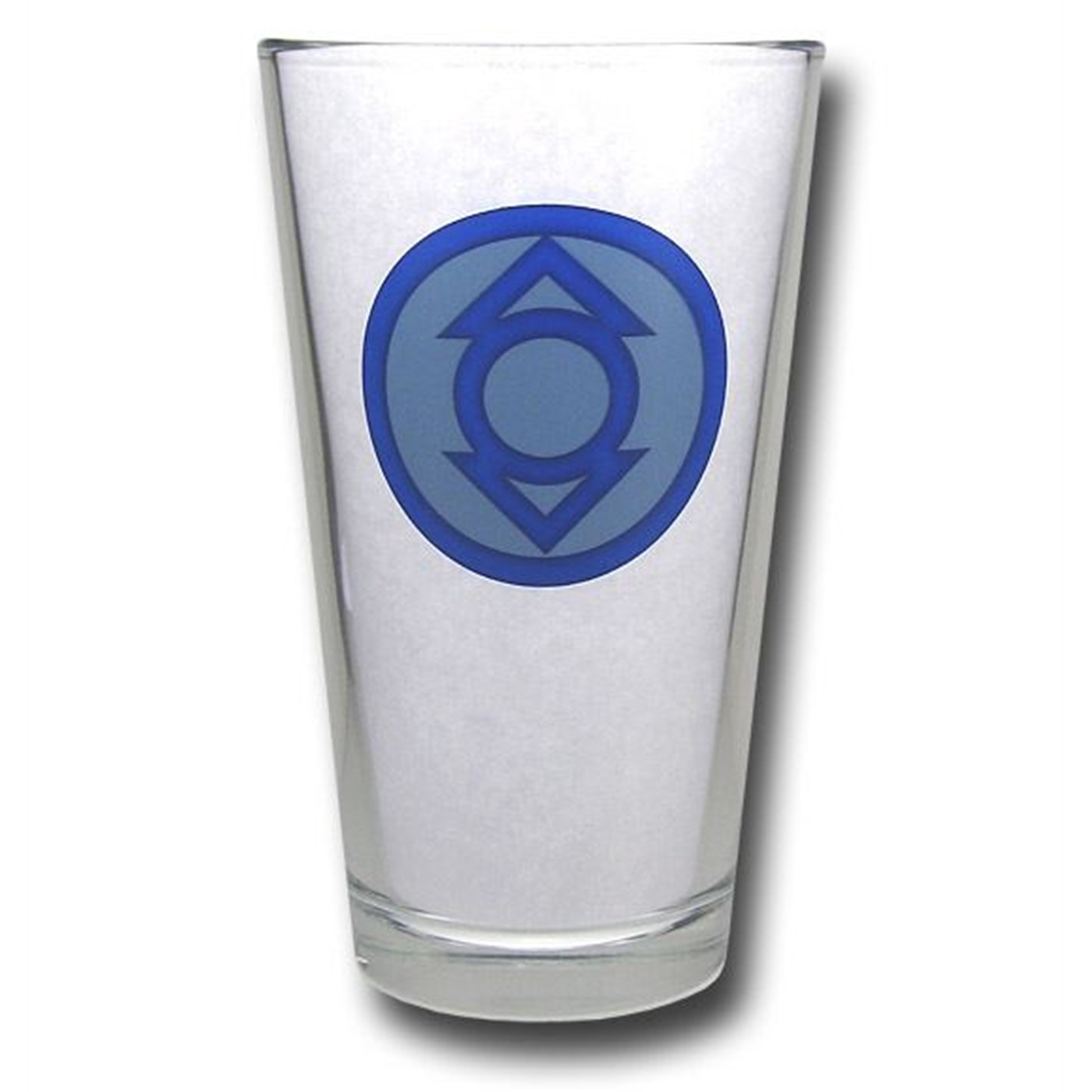 Green Lantern Indigo Lantern Symbol Clear Pint Glass