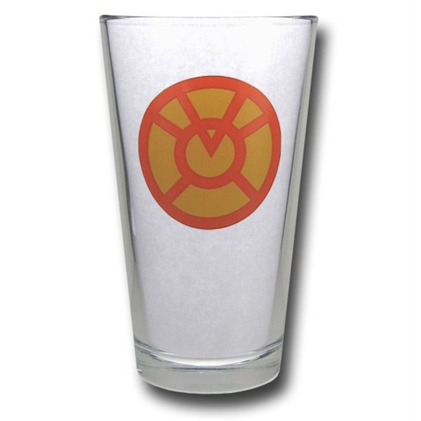 Green Lantern Orange Lantern Avarice Clear Pint Glass