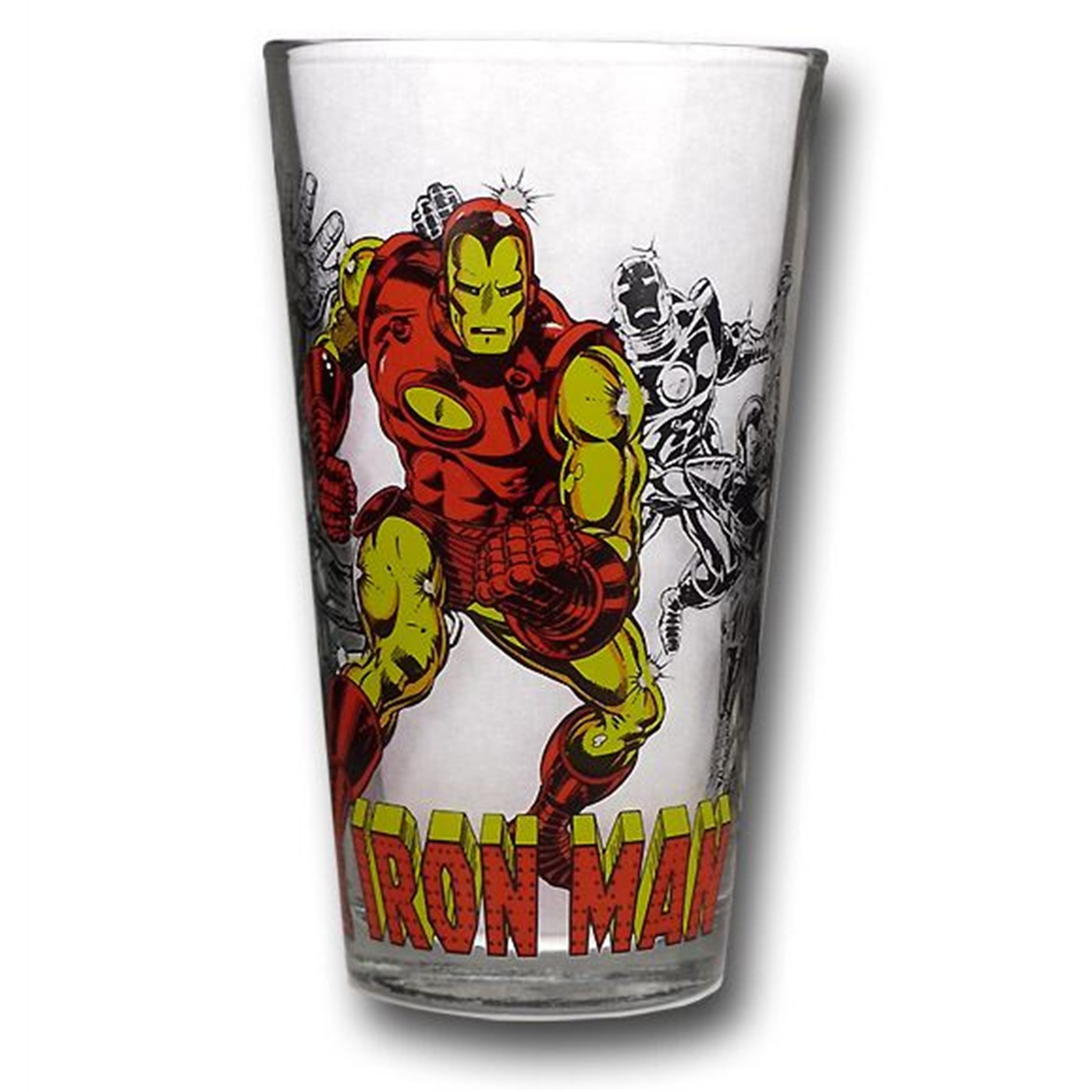 Iron Man Comic Con Fist Clear Pint Glass