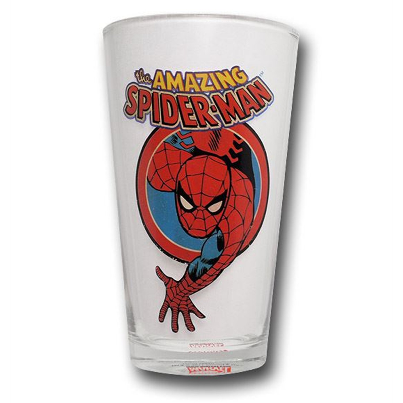 Spiderman Circle Portrait Pint Glass