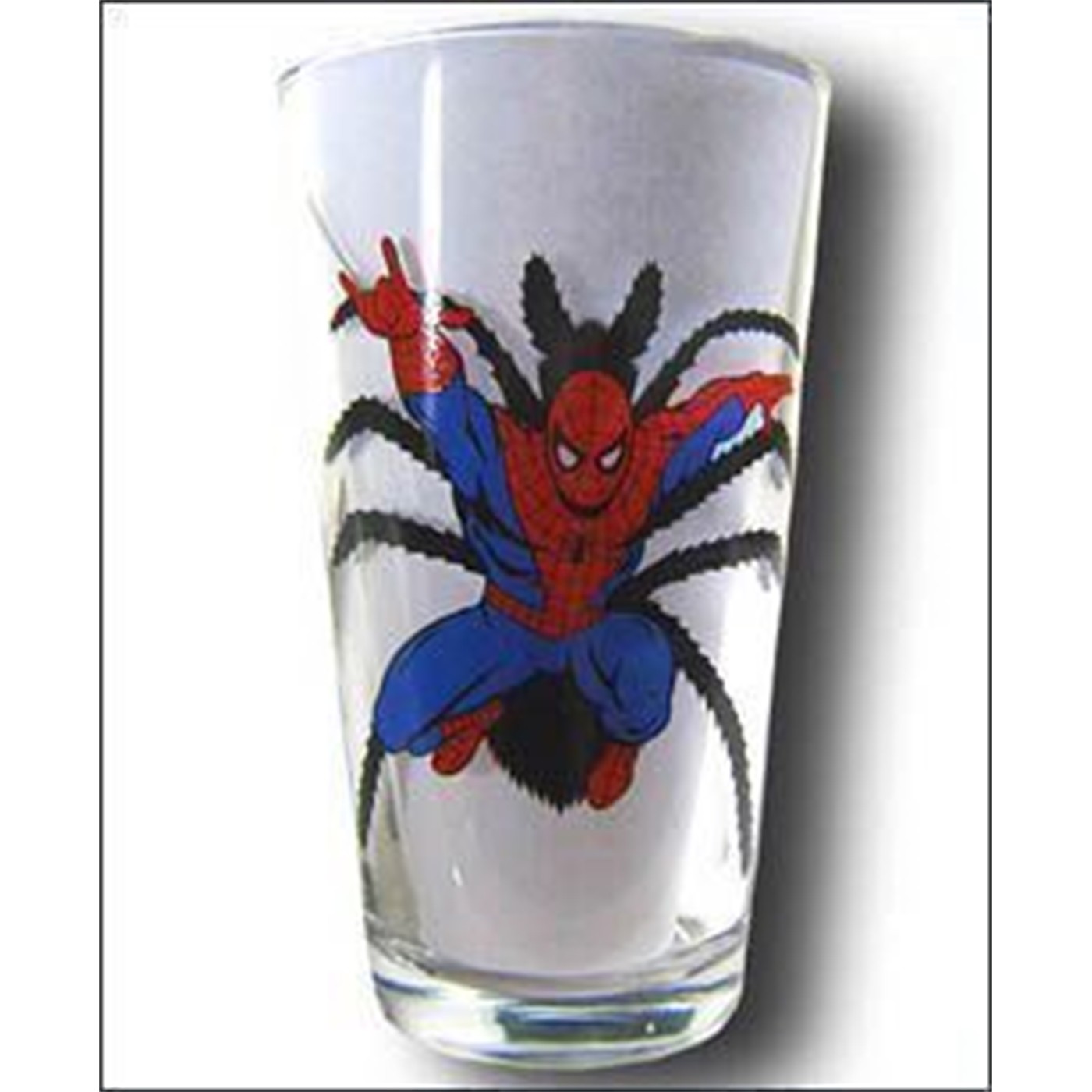 Spiderman Clear Thwipp Pint Glass