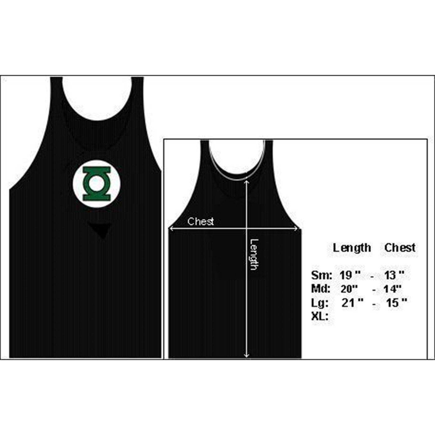 Green Lantern Beater Tank Top