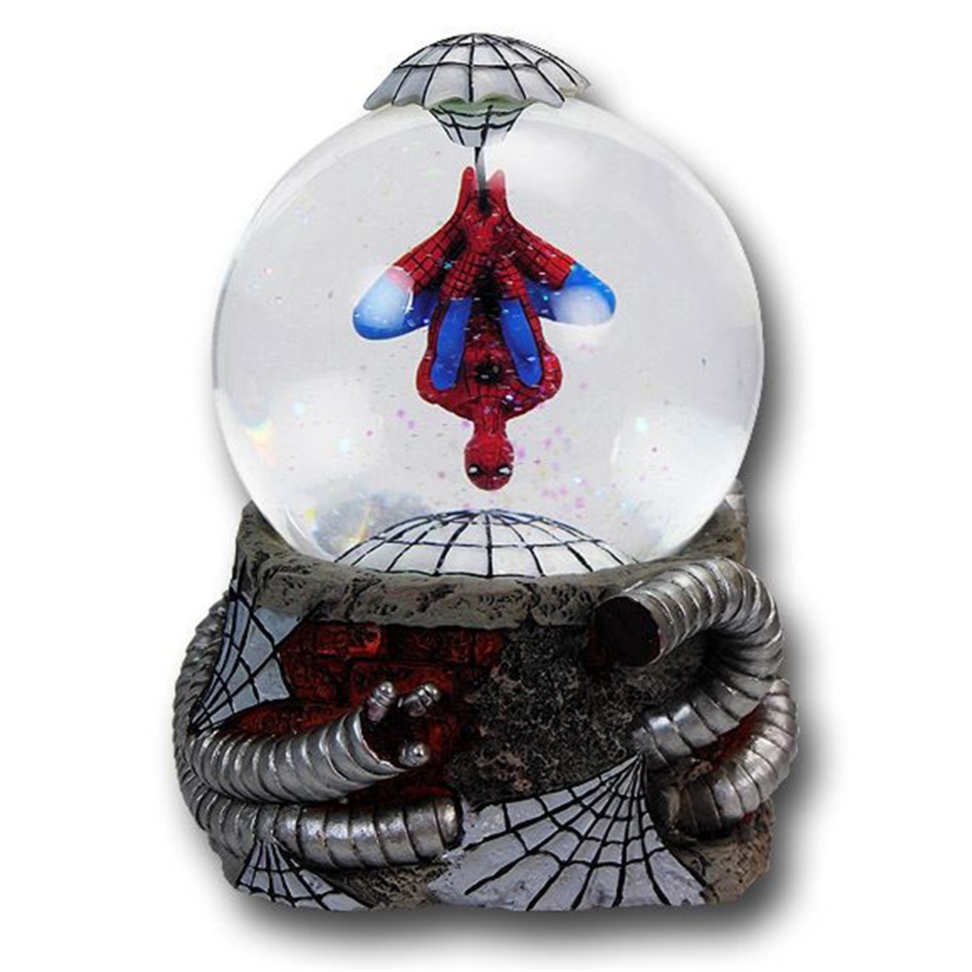 Spiderman Upside Down Water Globe, Blue