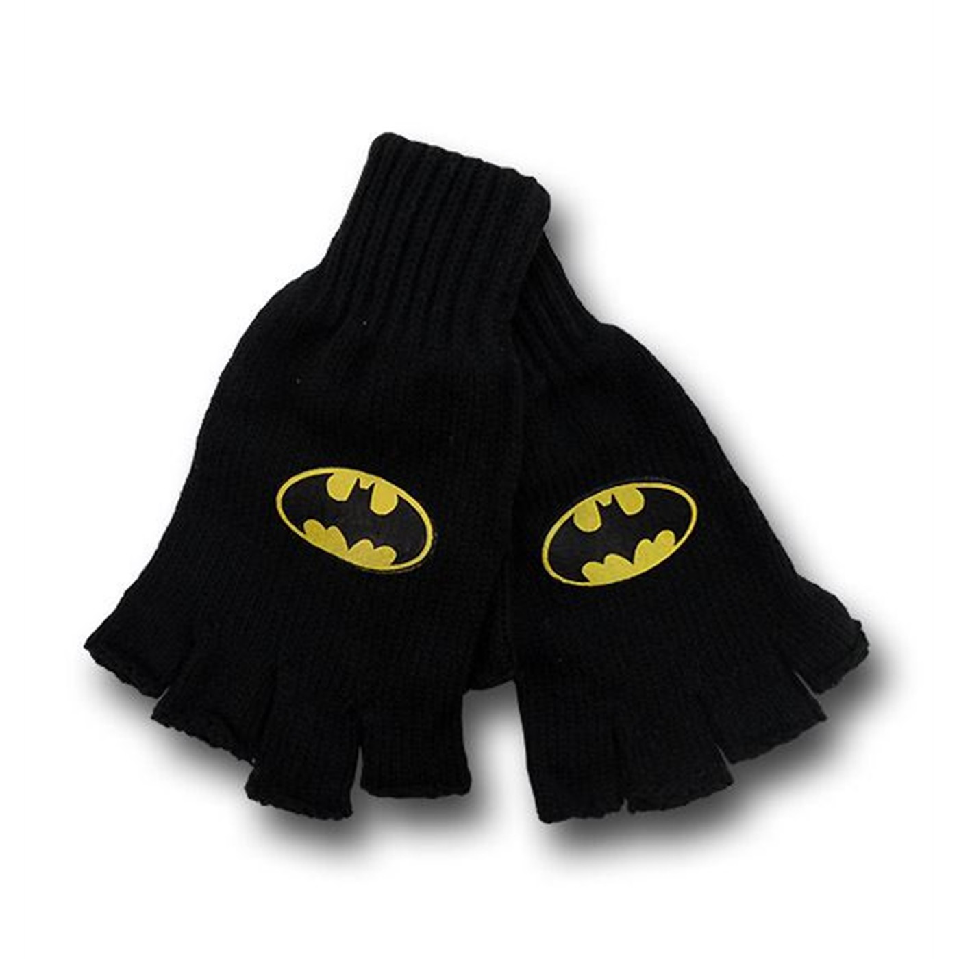 Batman Fingerless Gloves Set, Black
