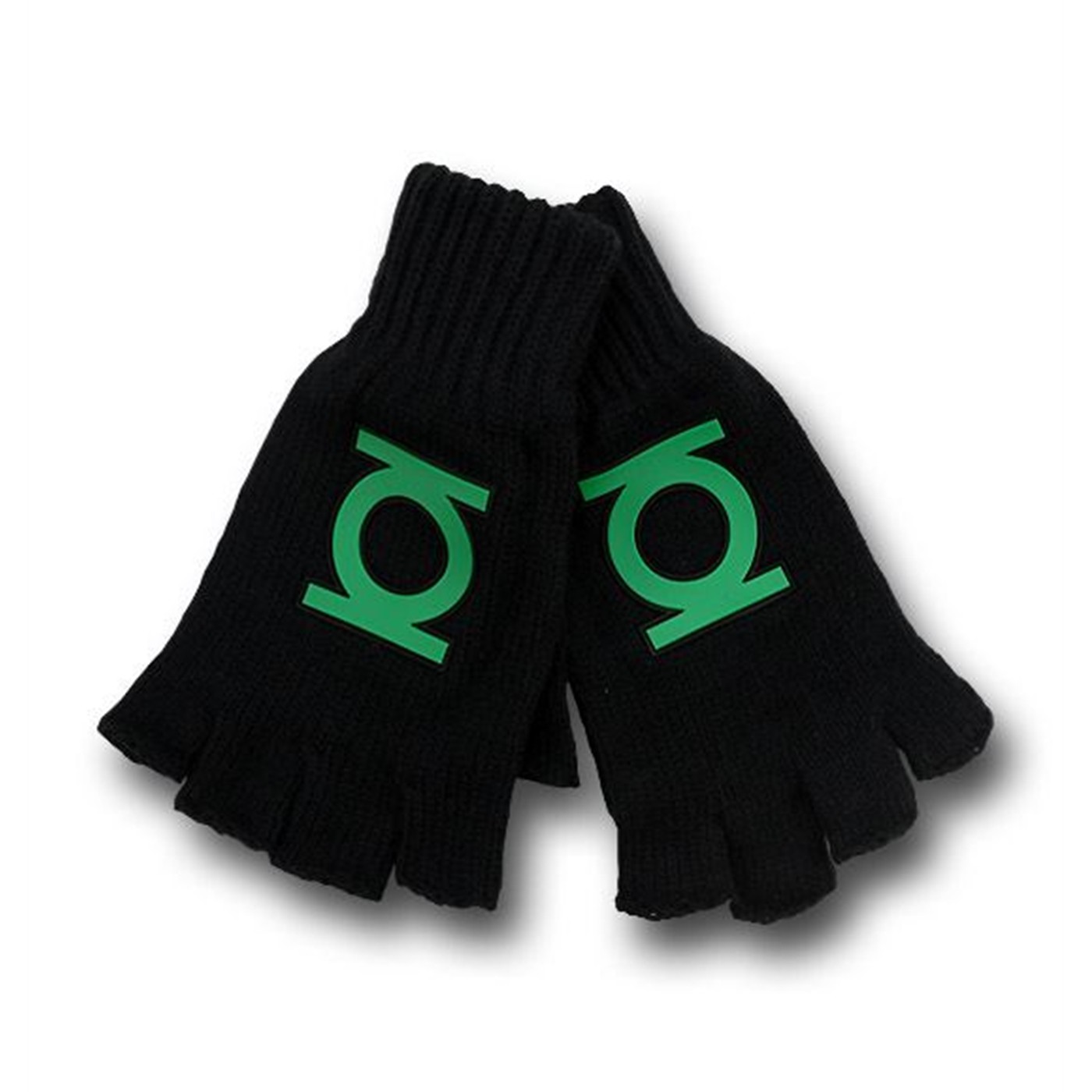 Green Lantern Fingerless Gloves Set, Black
