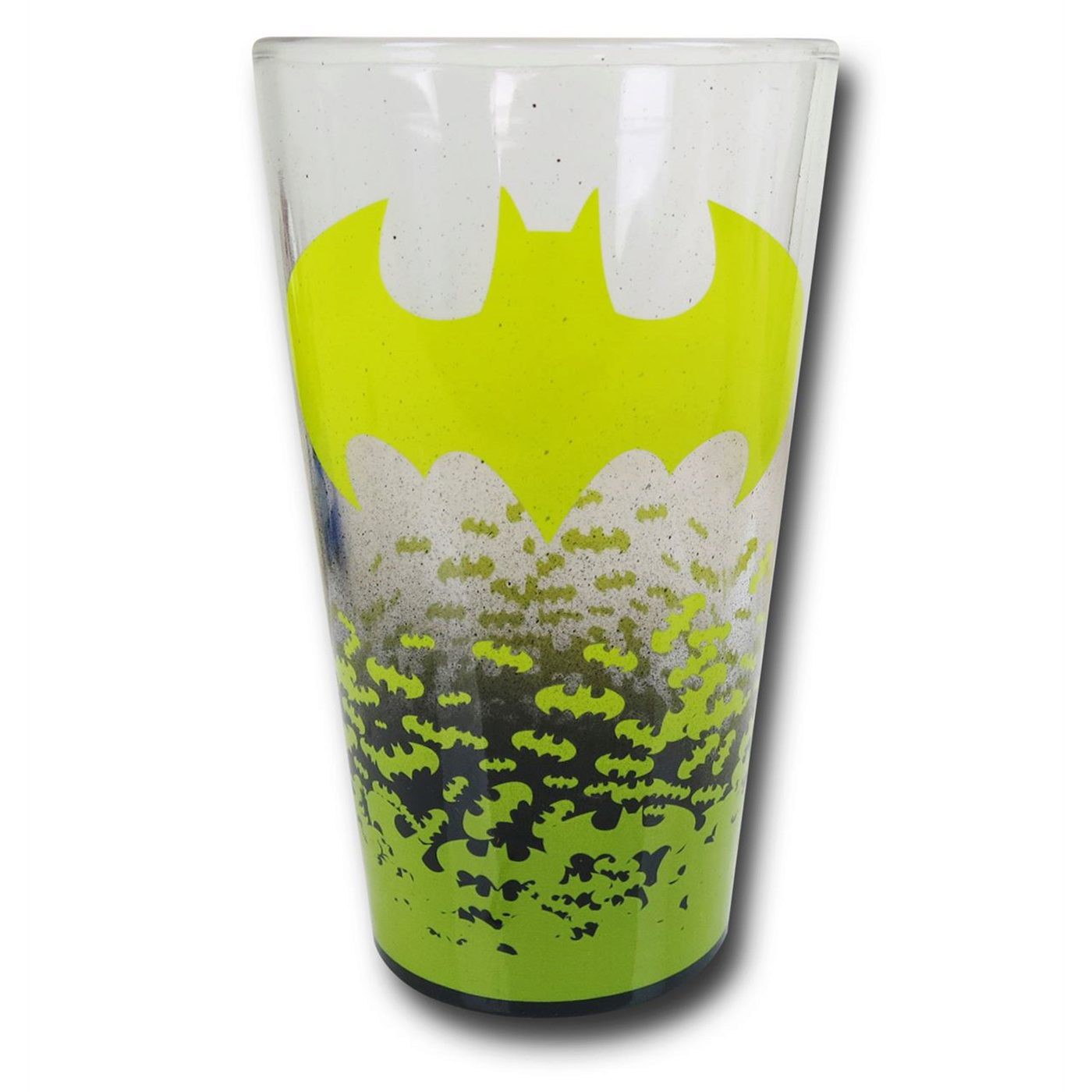 Batman Symbol Fade Pint Glass, Yellow