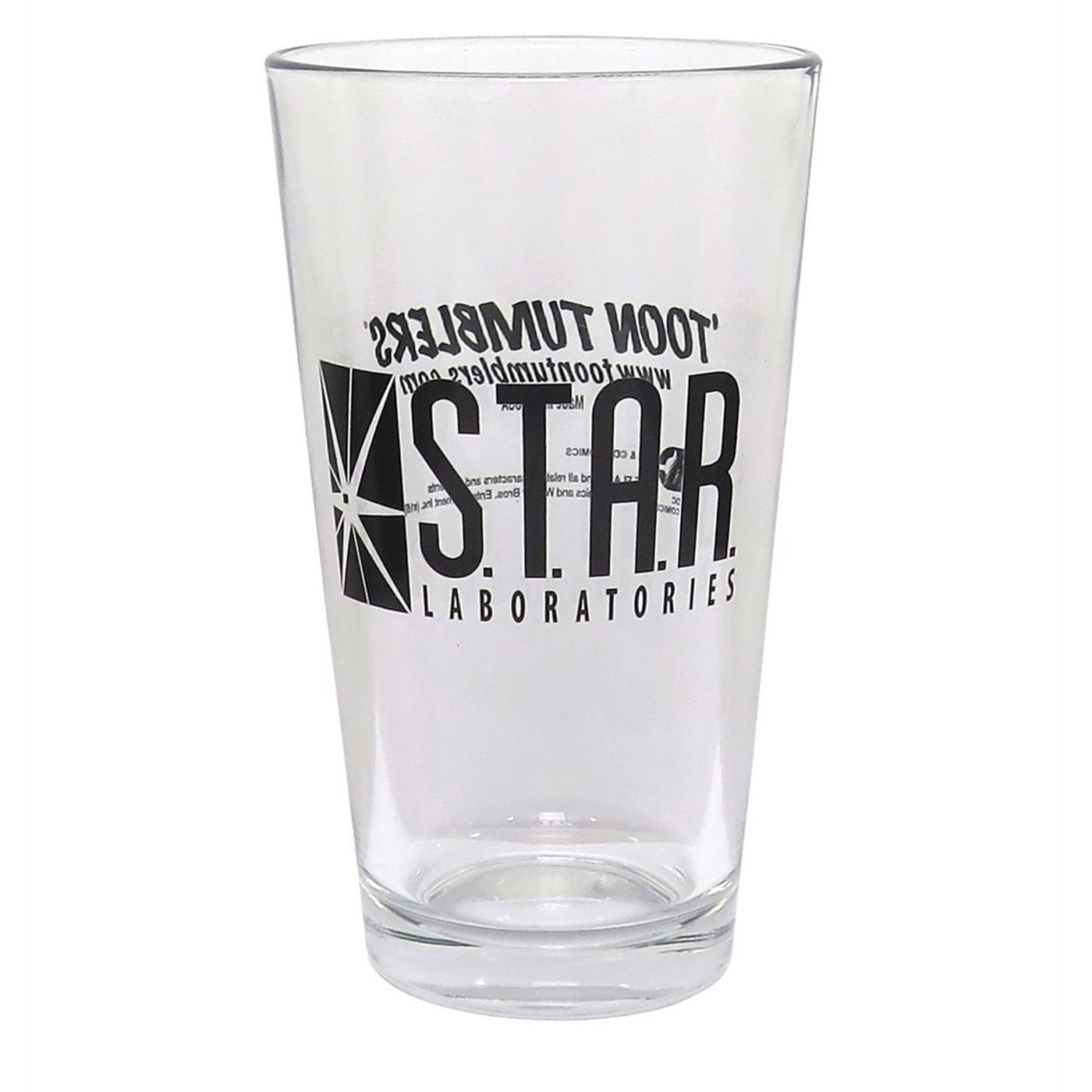 Flash Star Labs Pint Glass, Black