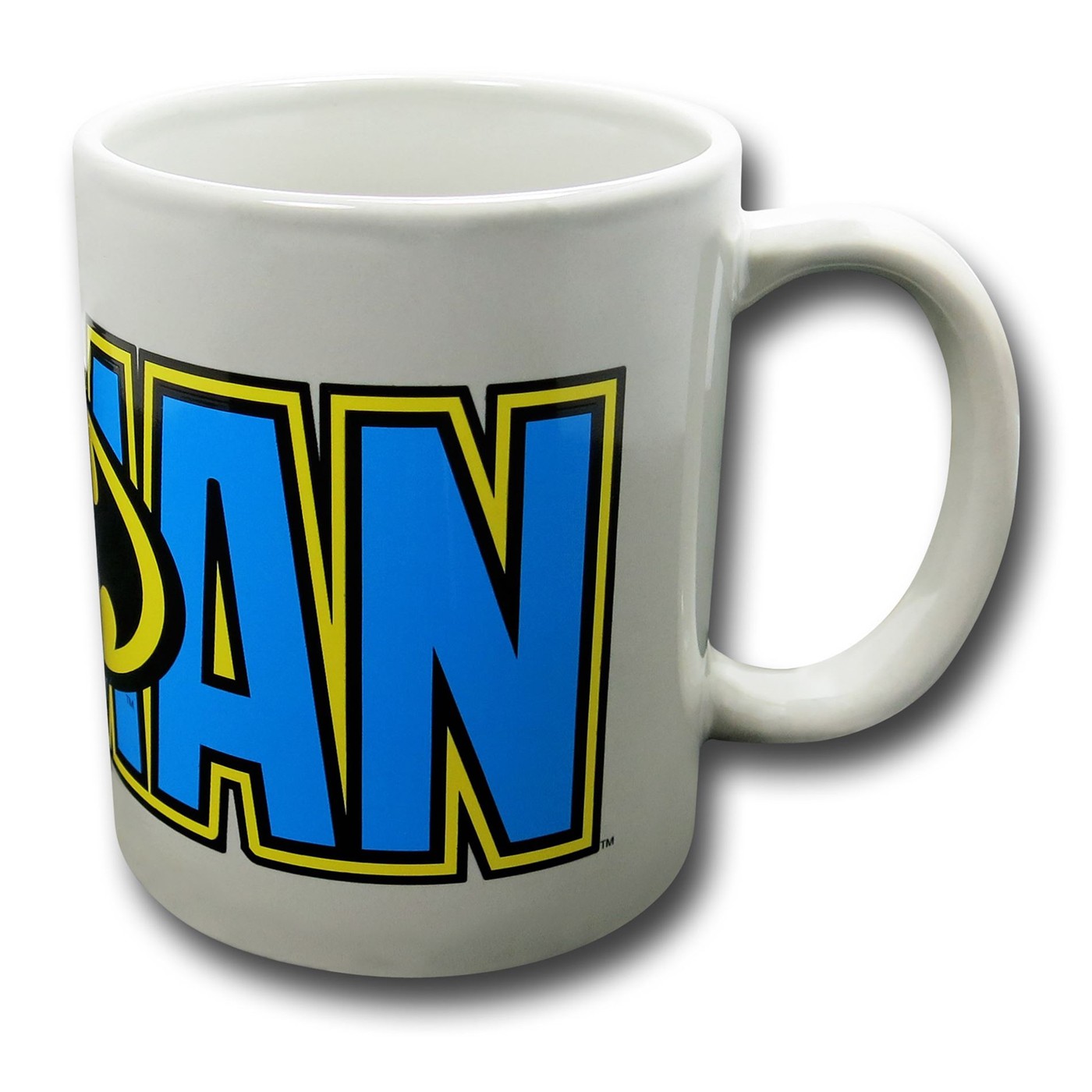 Batman Logo Wrap 12 oz Ceramic Mug, Grey