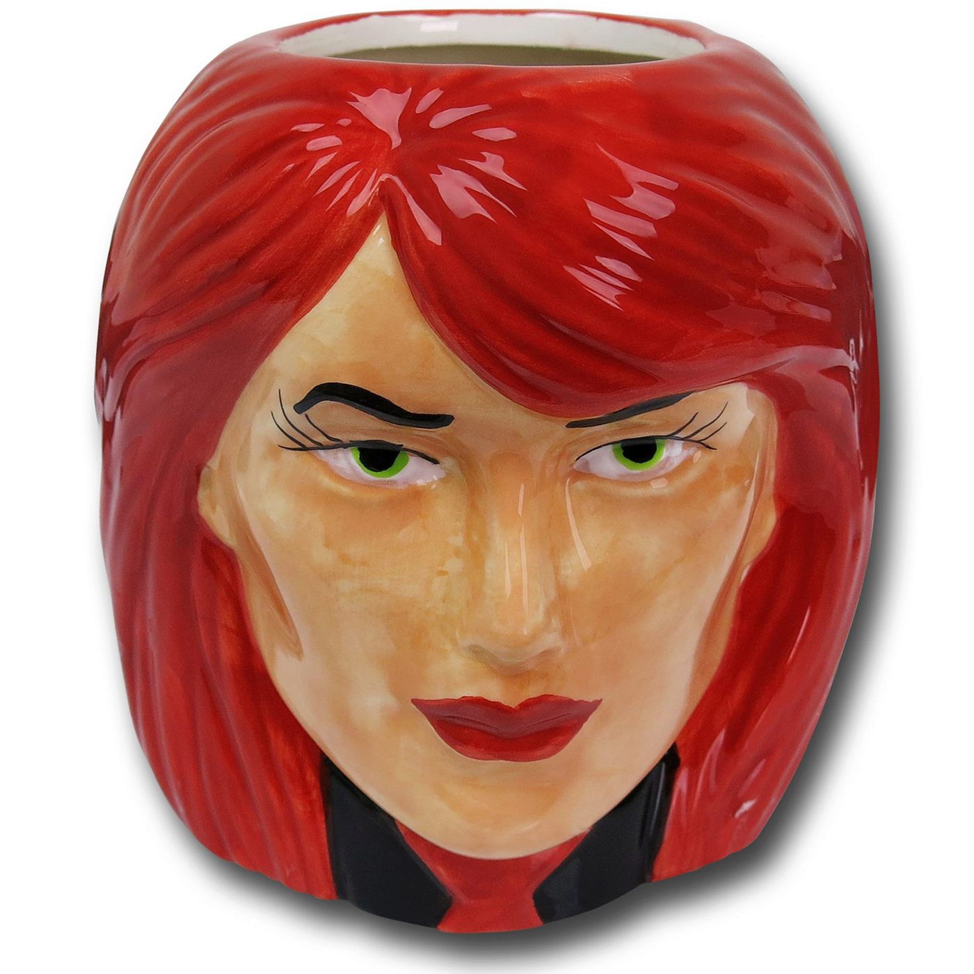 Black Widow Ceramic Character Mug, Red