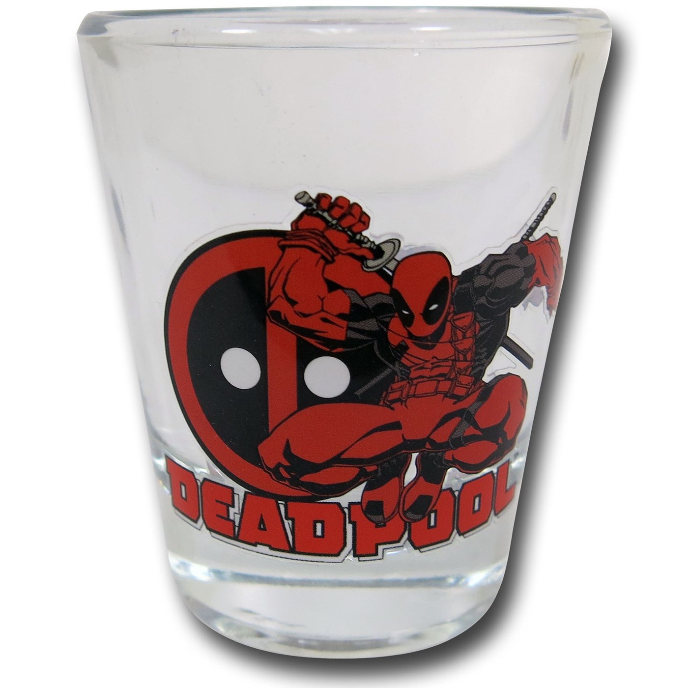 Deadpool Mini Glass, Red