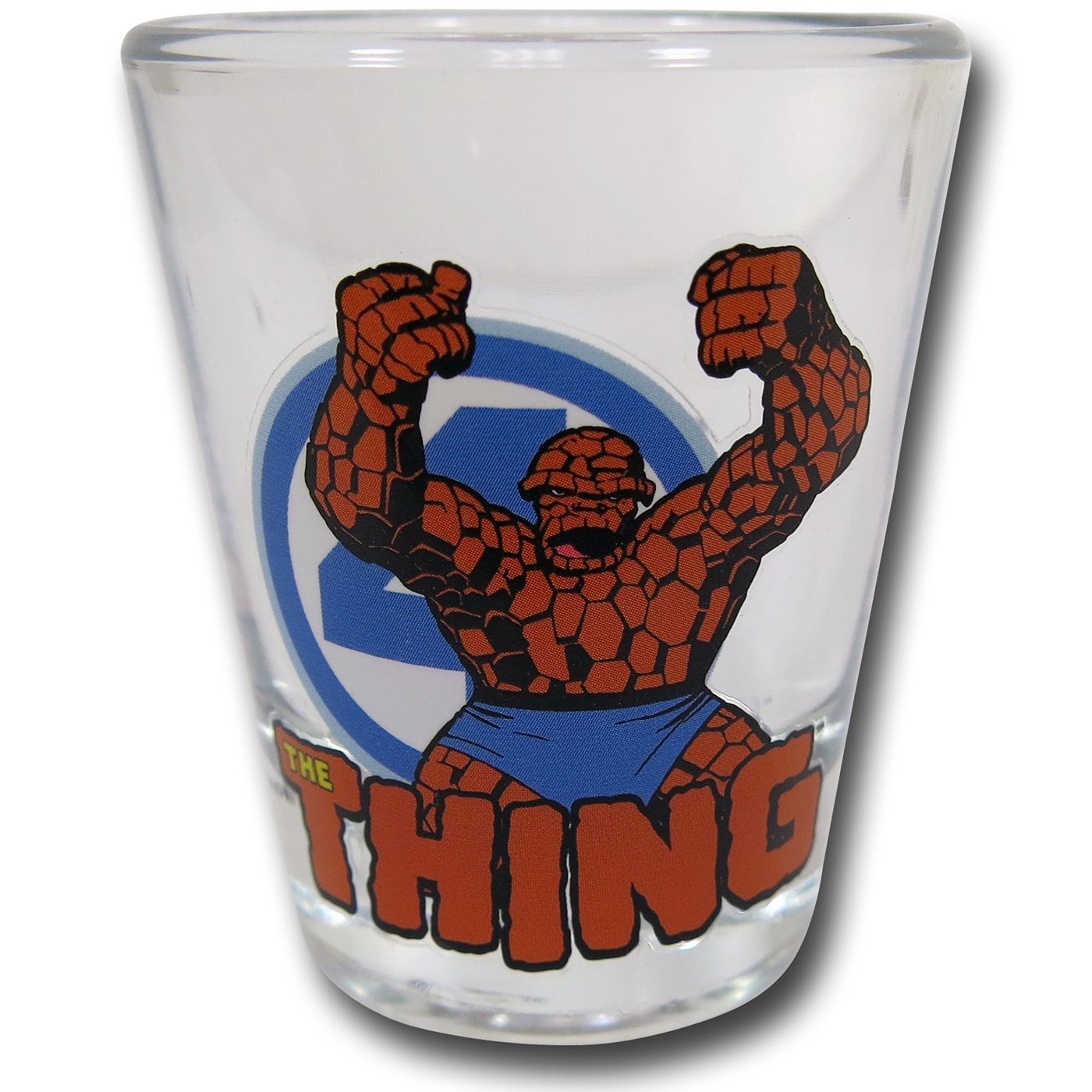 Fantastic Four Thing Mini Glass, Orange
