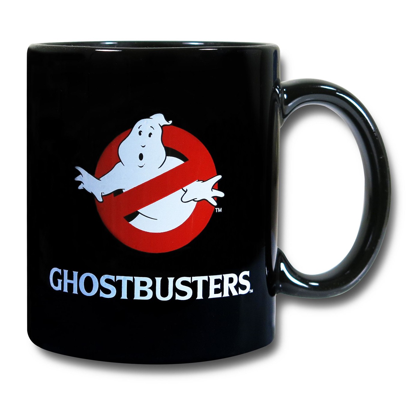 Ghostbusters Logo Mug, Black