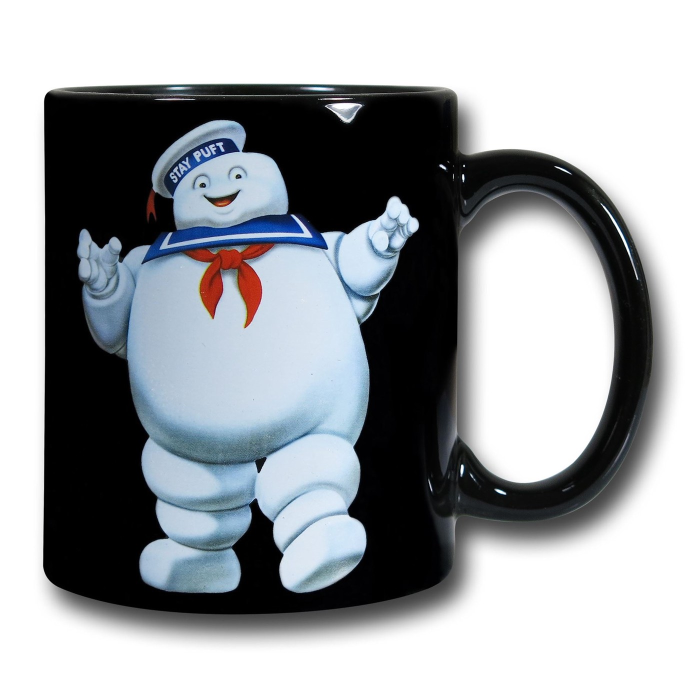 Ghostbusters Stay Puft Marshmallow Man Mug, Black