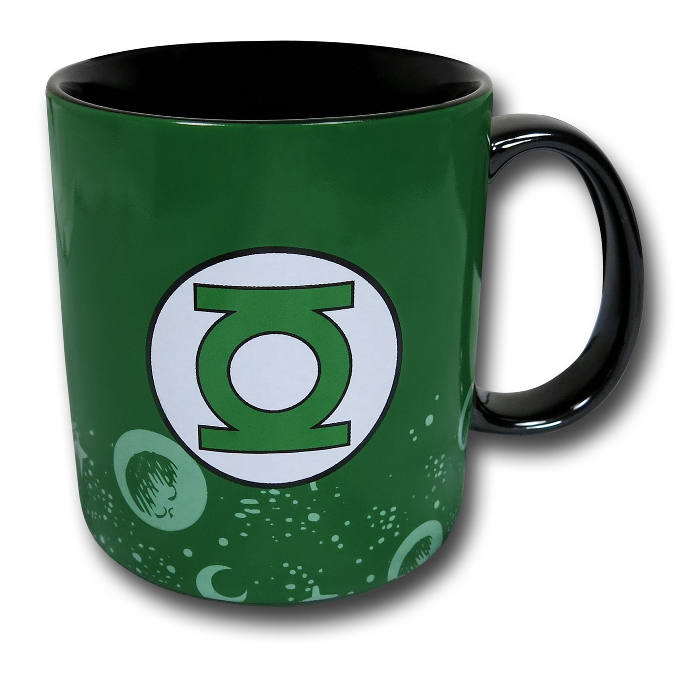 Green Lantern Image & Symbol Mug, Green