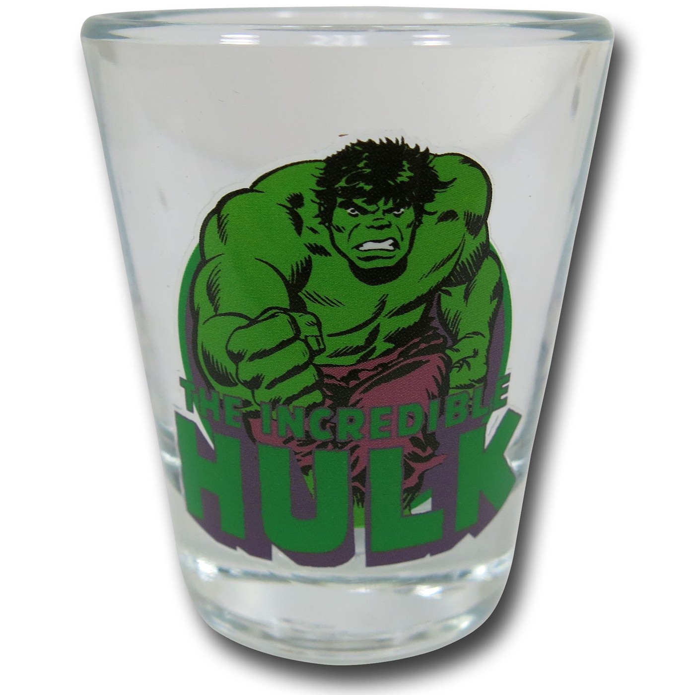 Incredible Hulk Mini Glass, Green