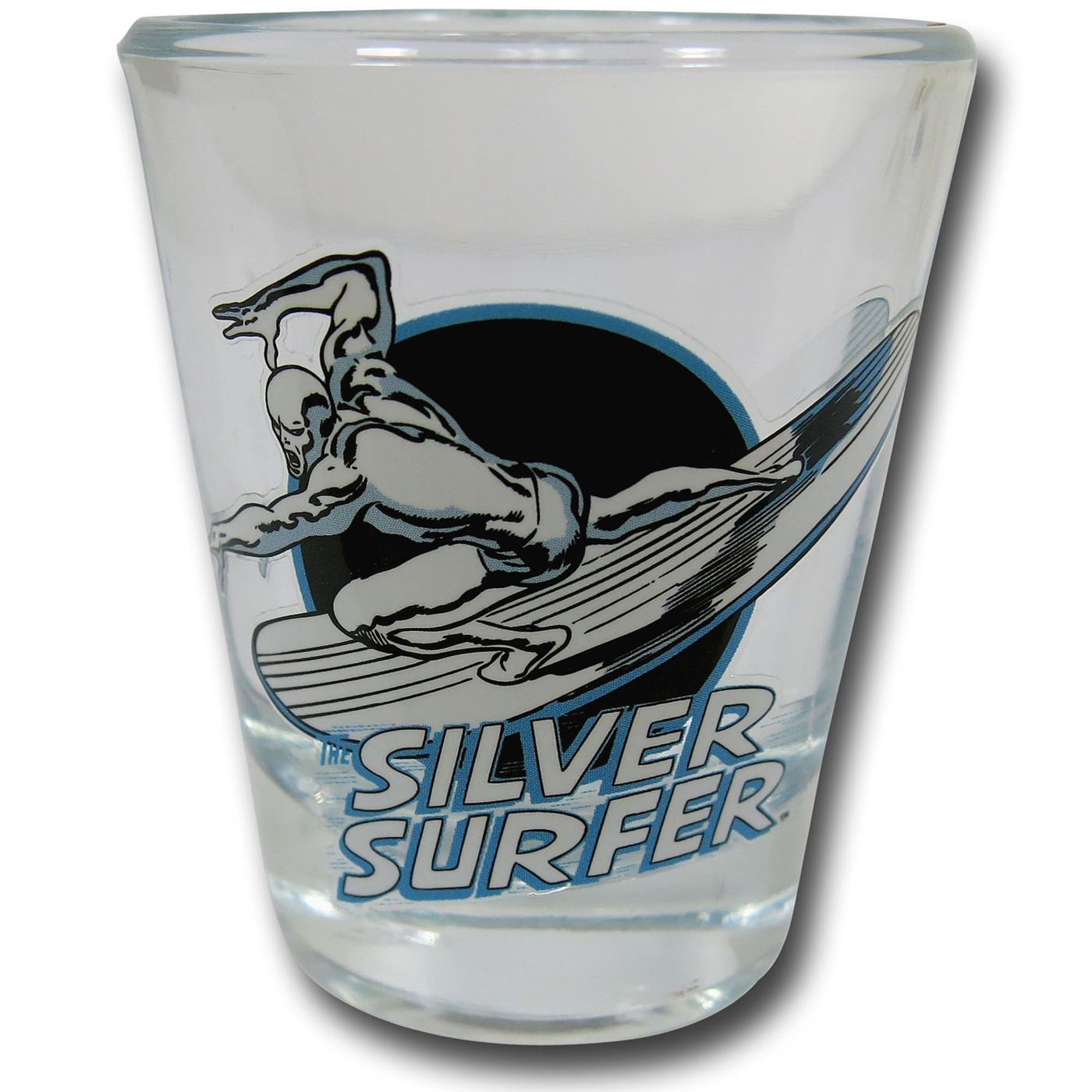 Silver Surfer Mini Glass, White