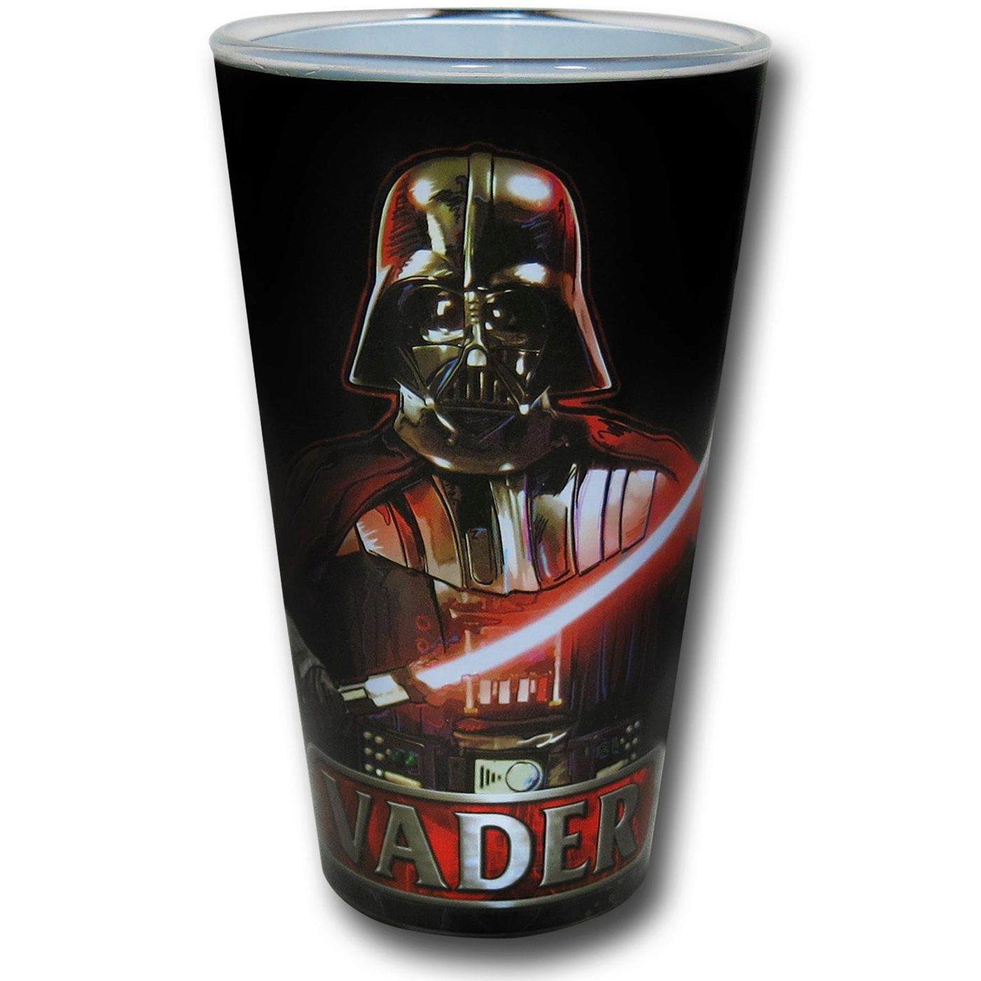 Star Wars Darth Vader 16oz Pint Glass, Black