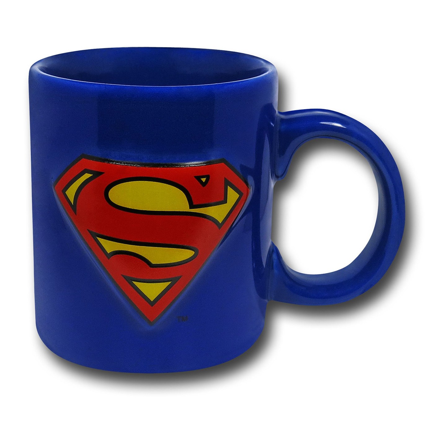 Superman Embossed Symbol 20 oz Ceramic Mug