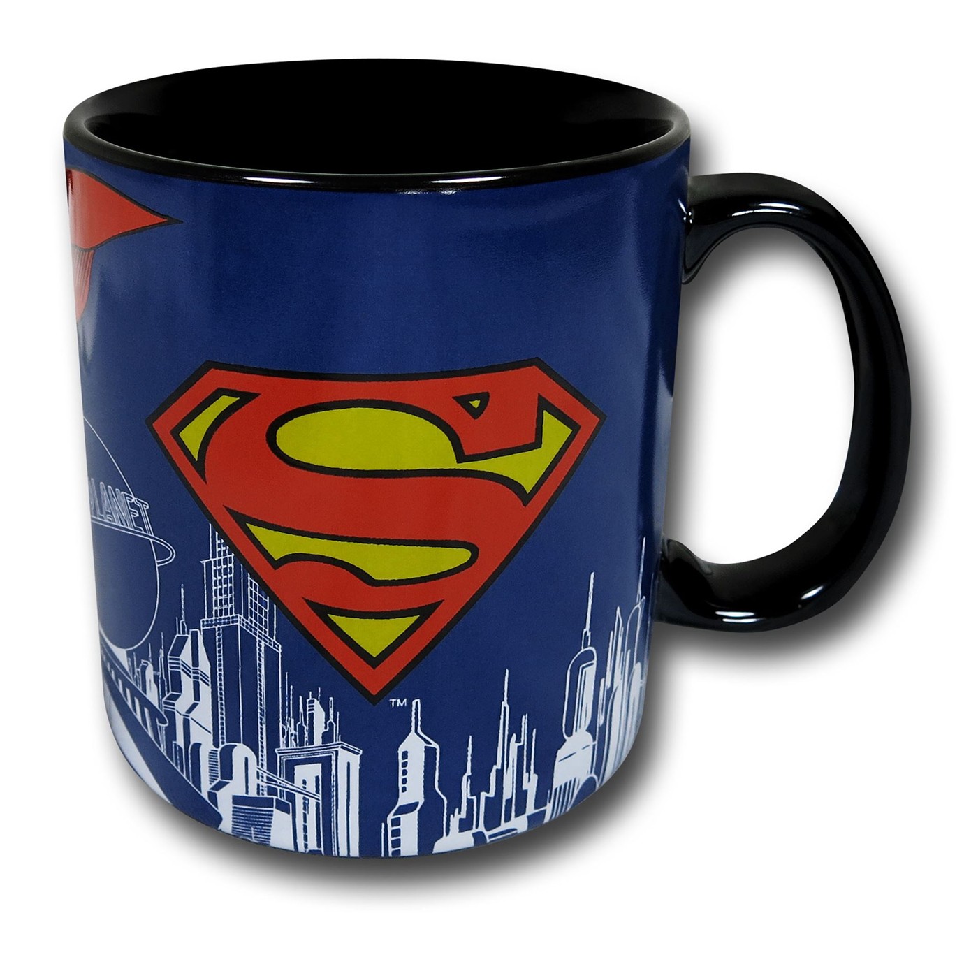 Superman Image & Symbol Mug, Blue