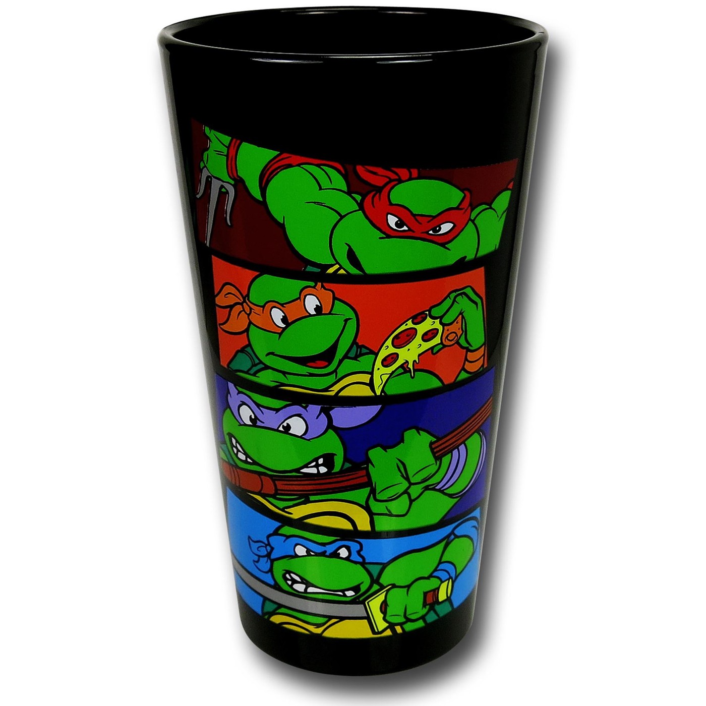 TMNT Bars Pint Glass, Black
