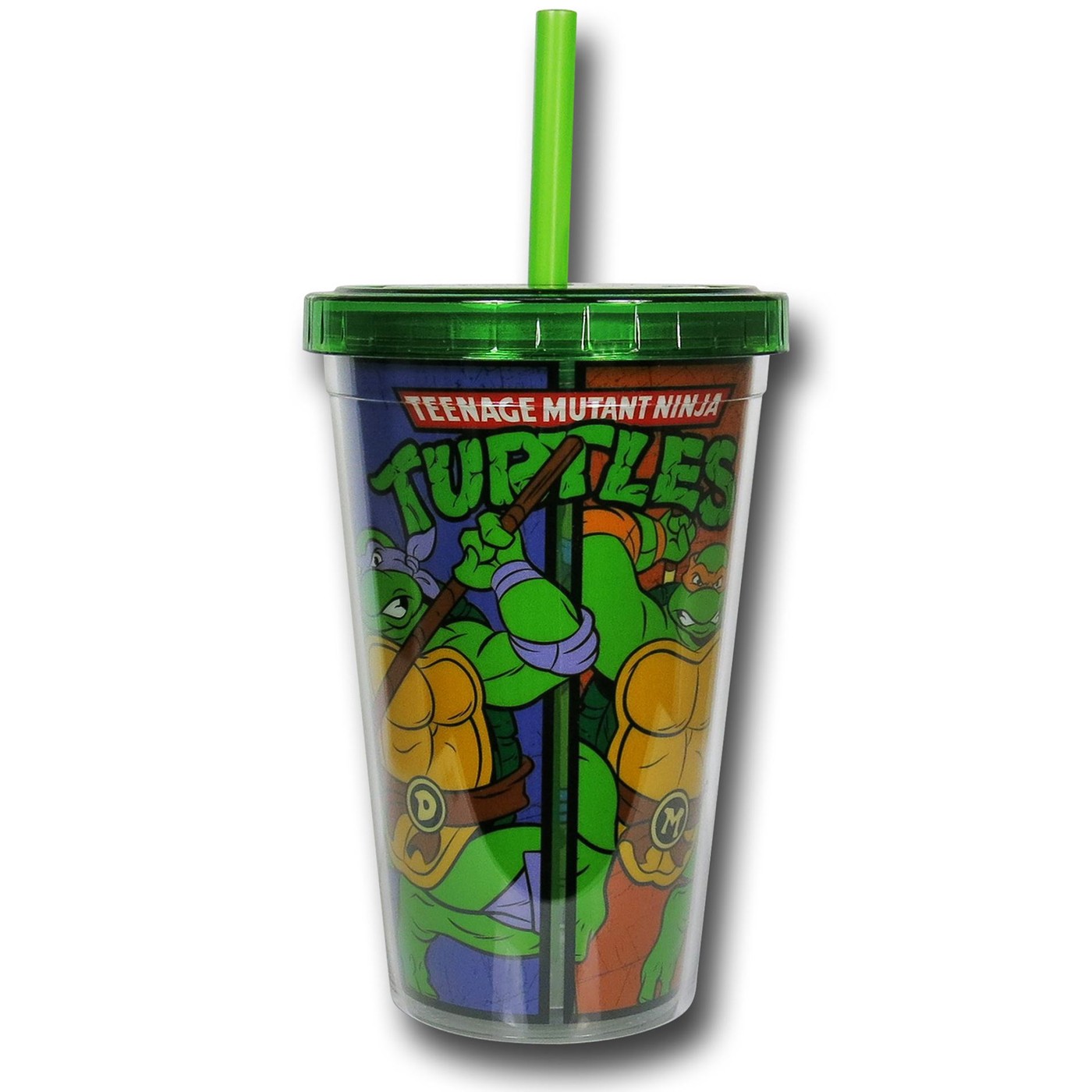 TMNT Color Panels 12oz Acrylic Travel Cup, Green