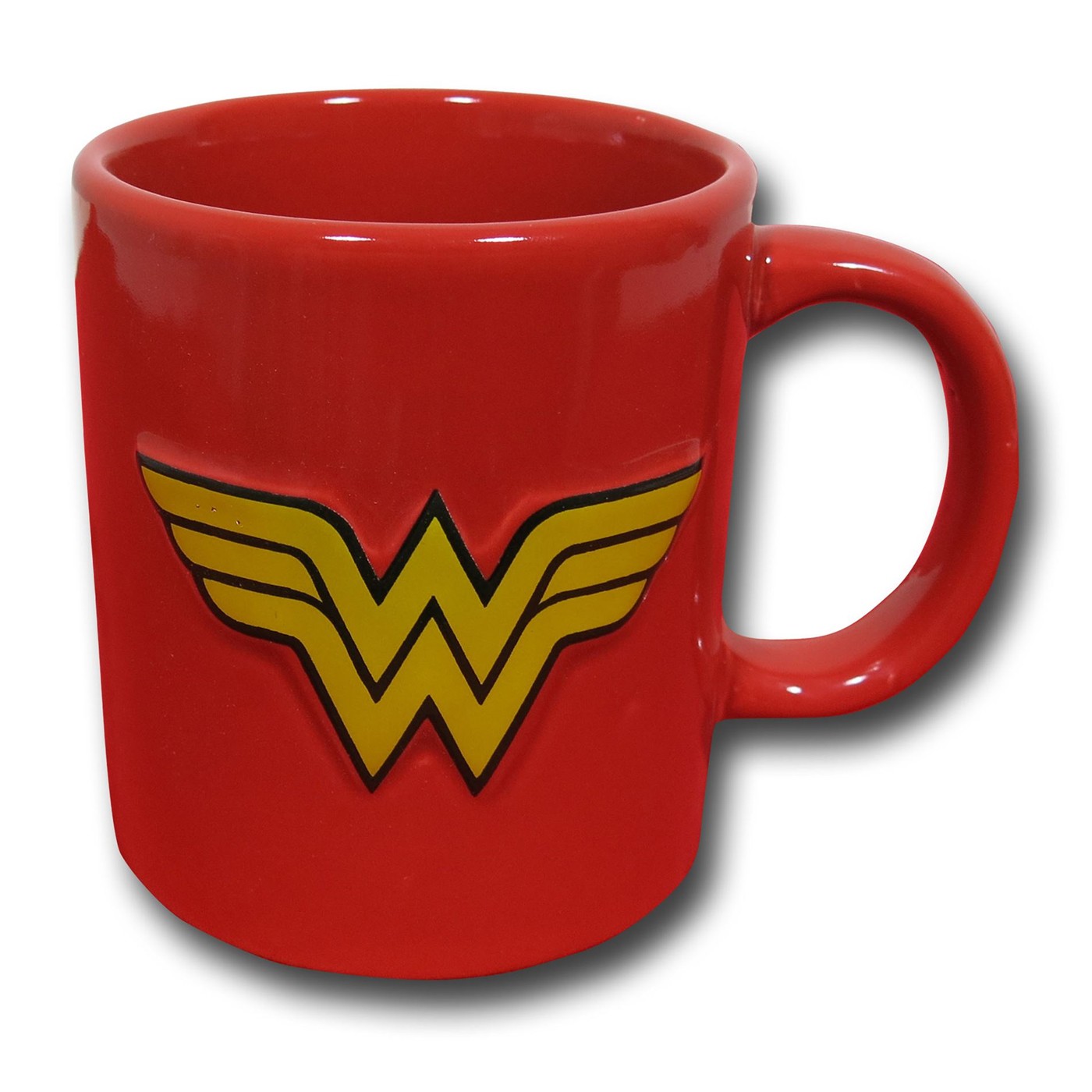 Wonder Woman Logo Embossed 20oz Mug, Red