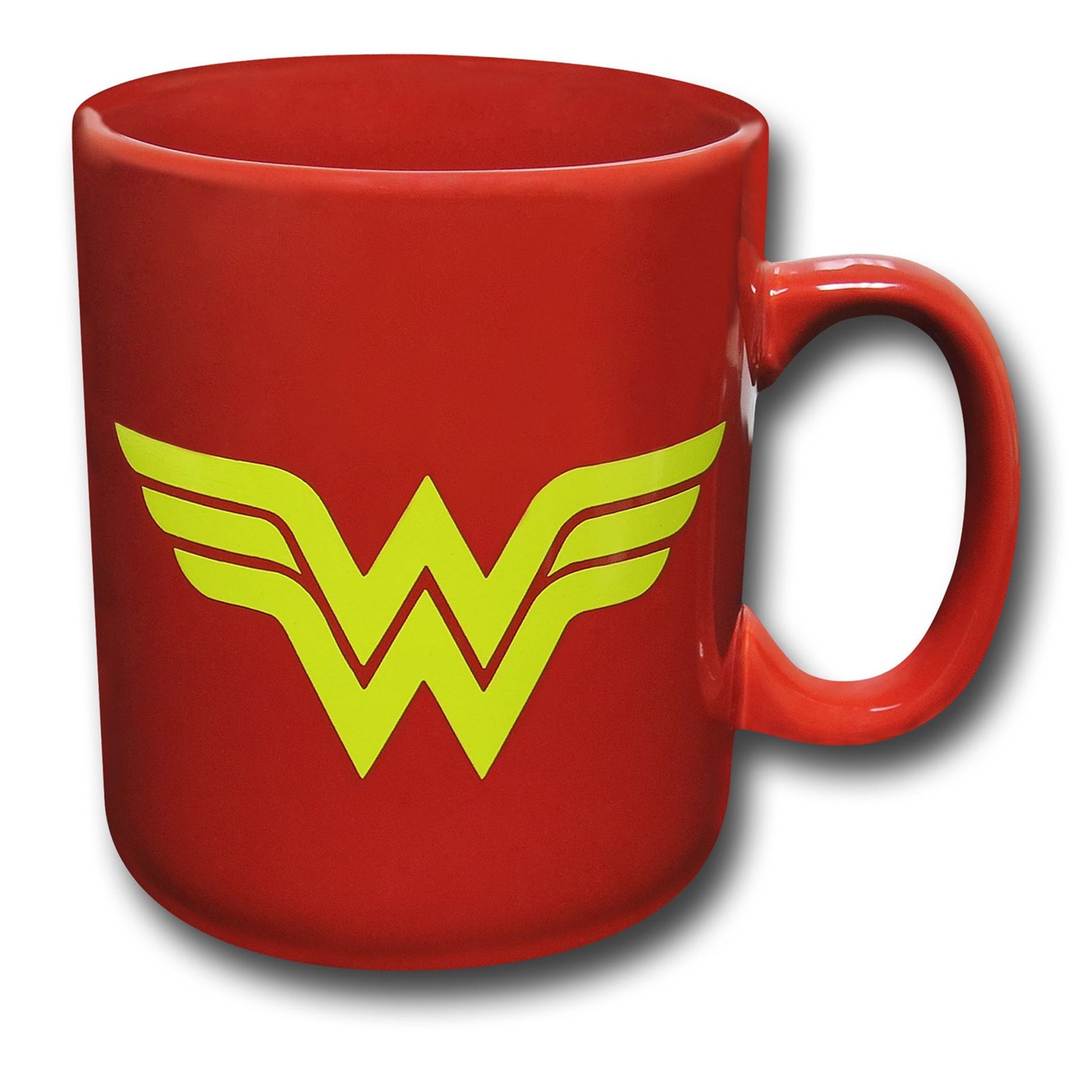 Wonder Woman Symbol & Logo Red 30 oz Ceramic Mug, Red