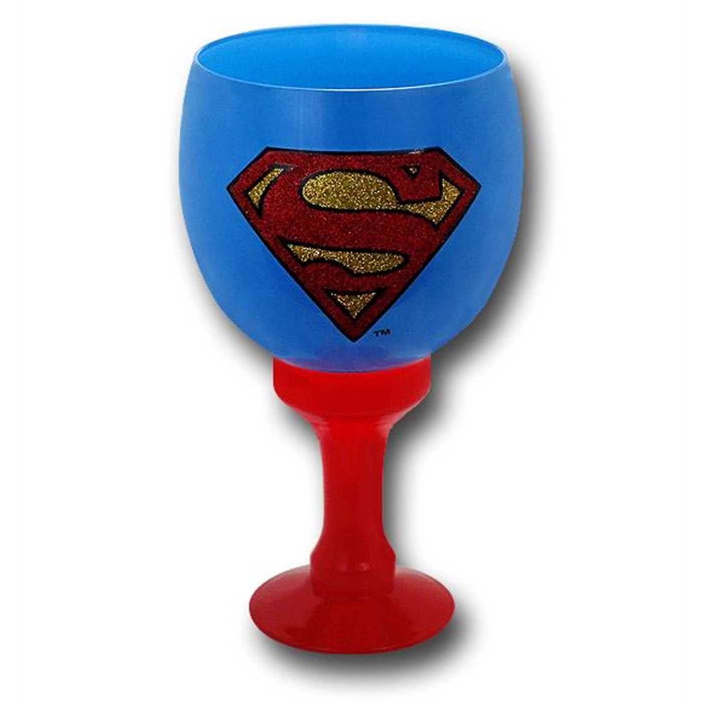 Superman Symbol Blue Goblet, Blue