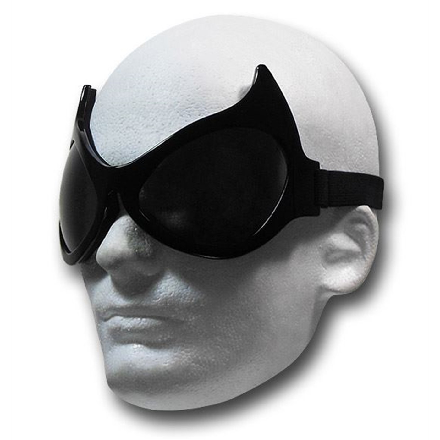 Cat Eye Black Goggles, Black