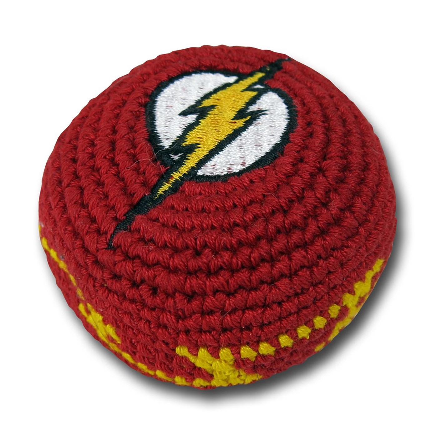 Flash Symbol Hacky Sack, Red
