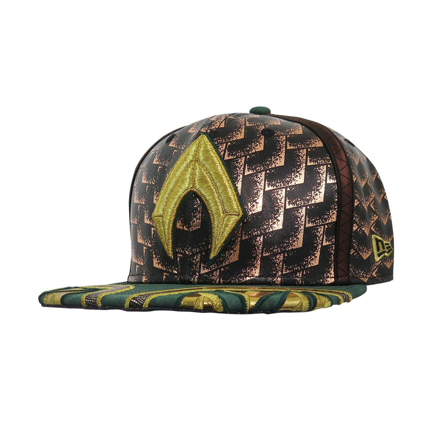 Aquaman Justice League Armor 59Fifty Fitted Hat, Black