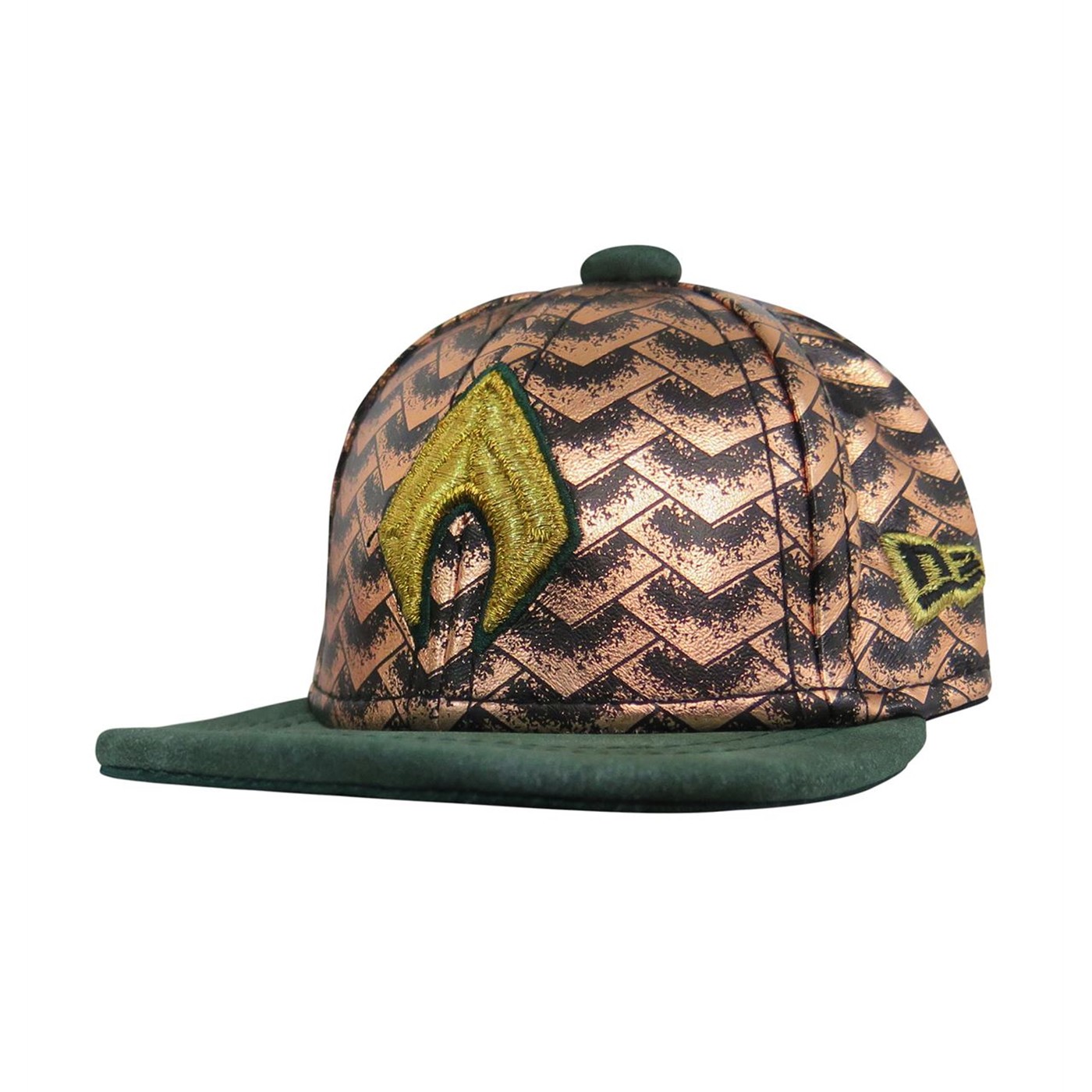Aquaman Justice League Movie Armor New Era Mini Hat, Green