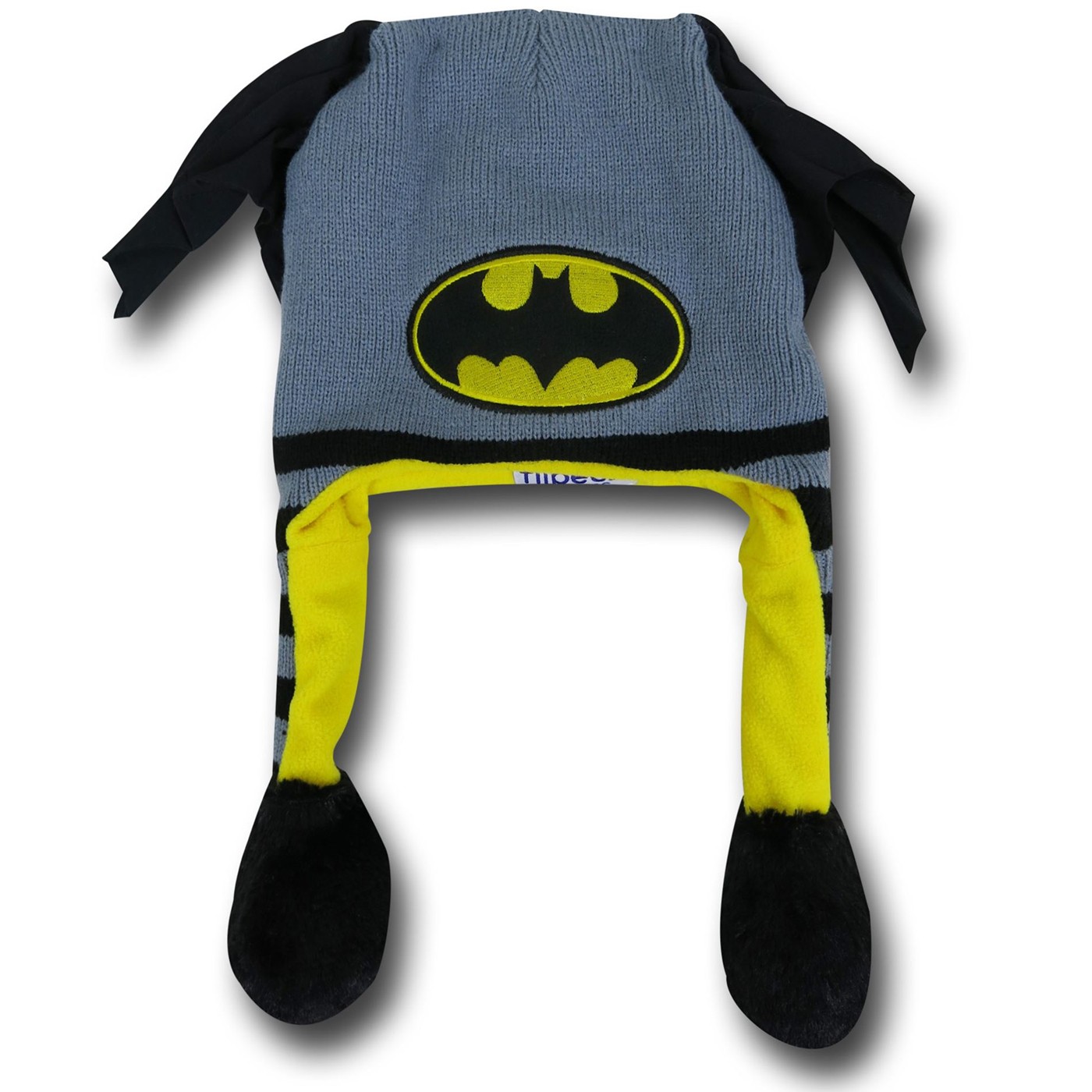 Batman Kids Flipeez Laplander Beanie, Grey