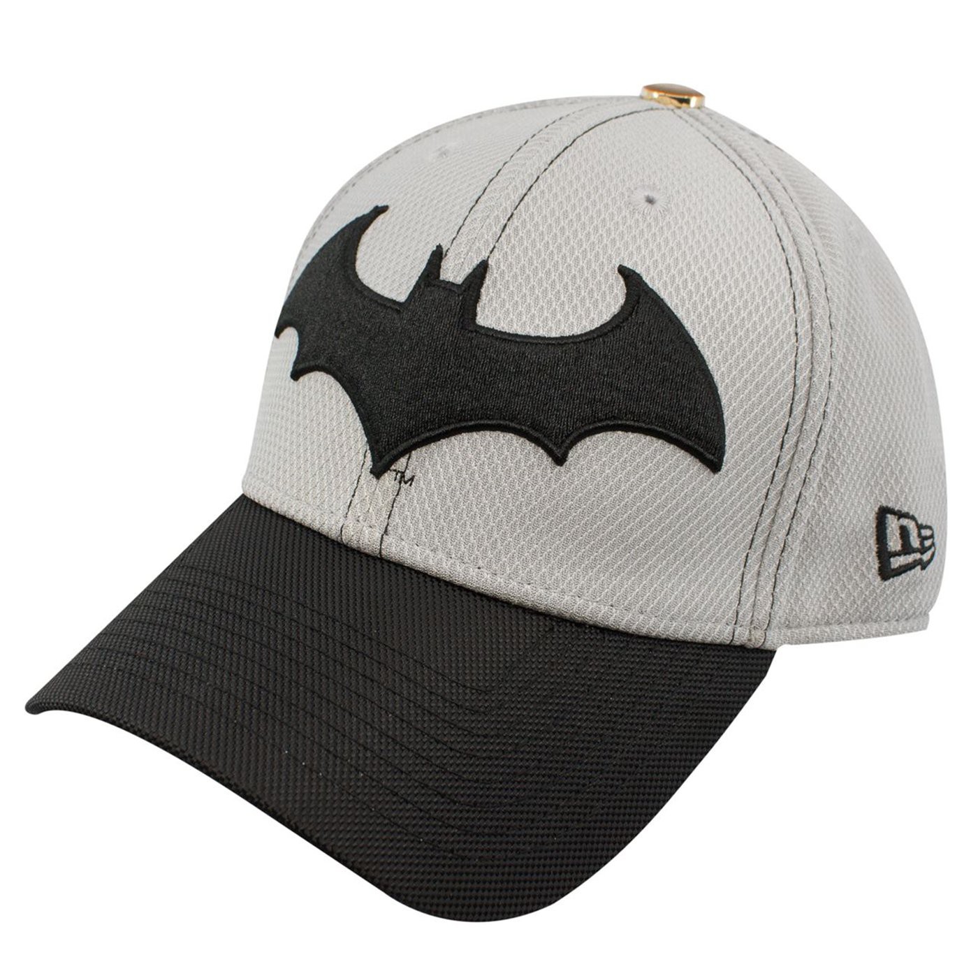 Batman Hush Armor with Court of Owls Lining 39Thirty Fitted Hat, Grey