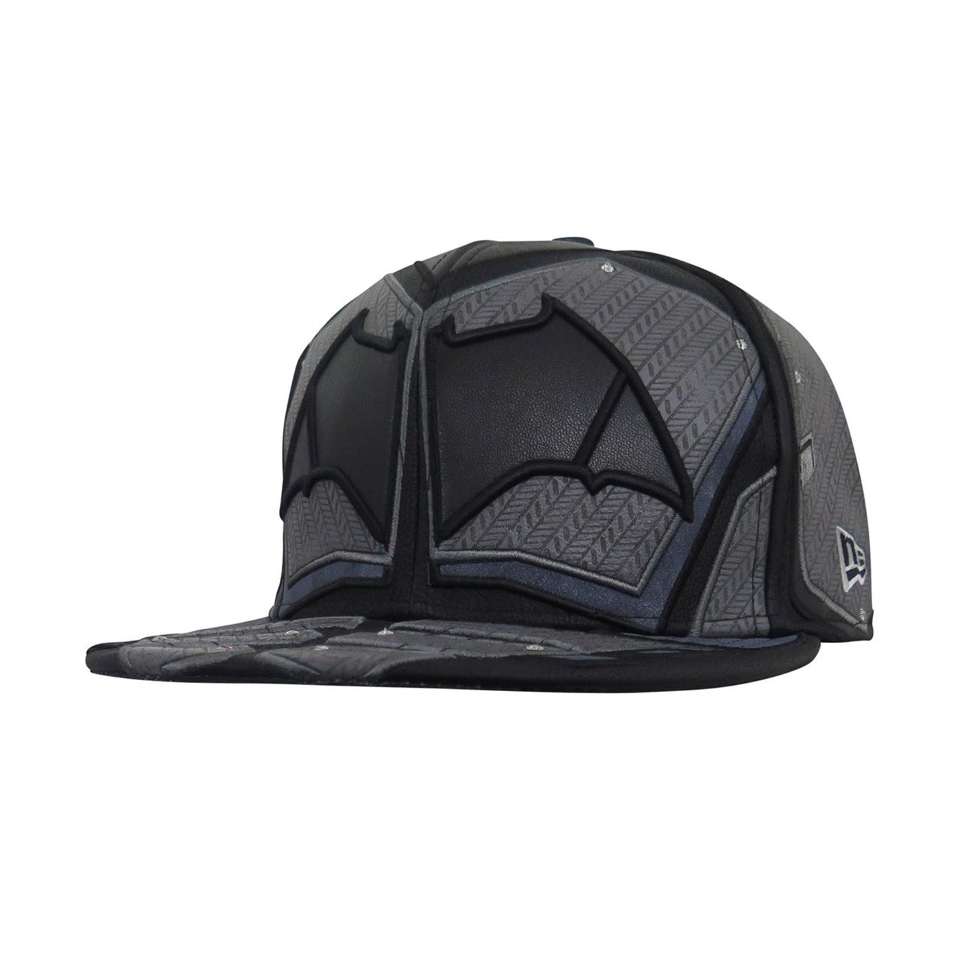 Batman Justice League Armor 59Fifty Fitted Hat, Grey