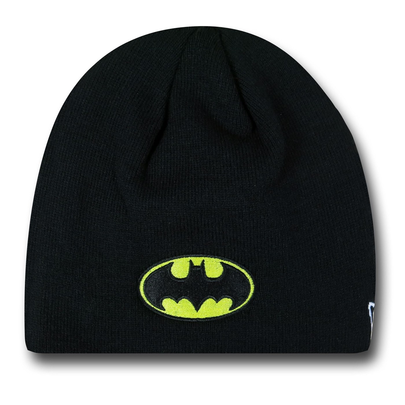 Batman Symbol Black New Era Beanie, Black