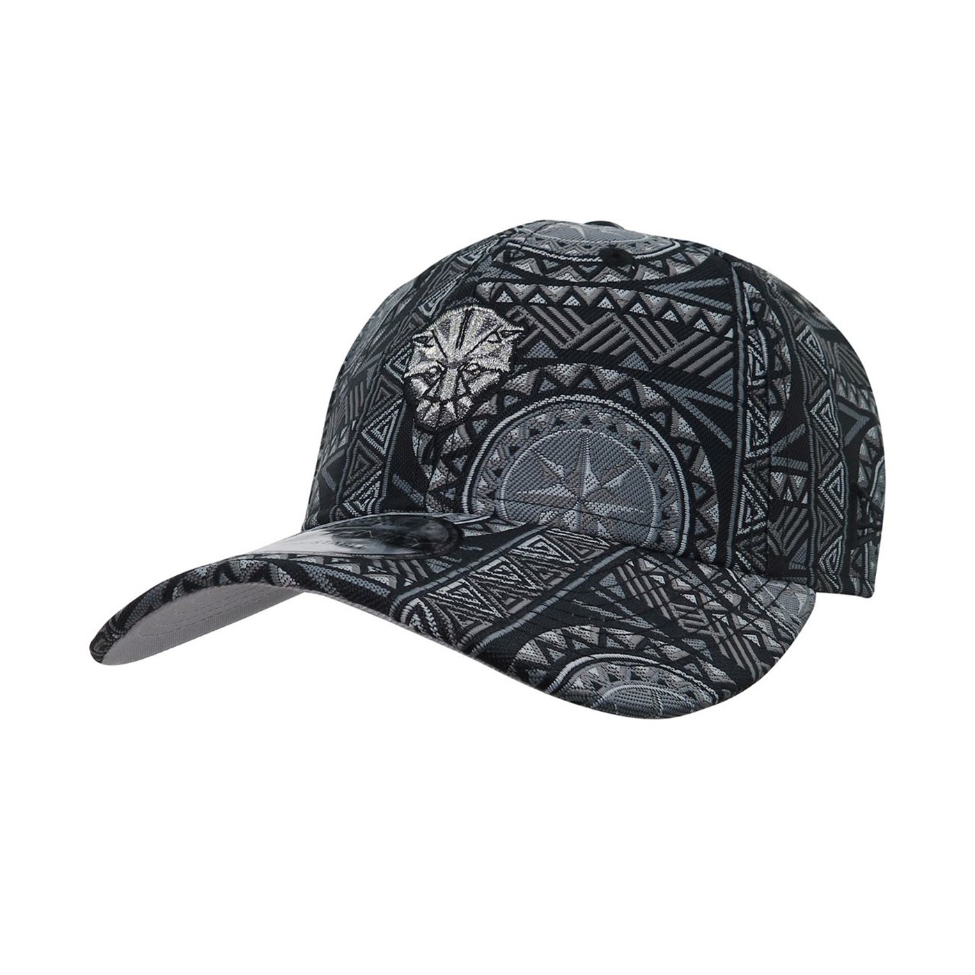 Black Panther Movie Tribal Fall 9Twenty Adjustable Hat, Black