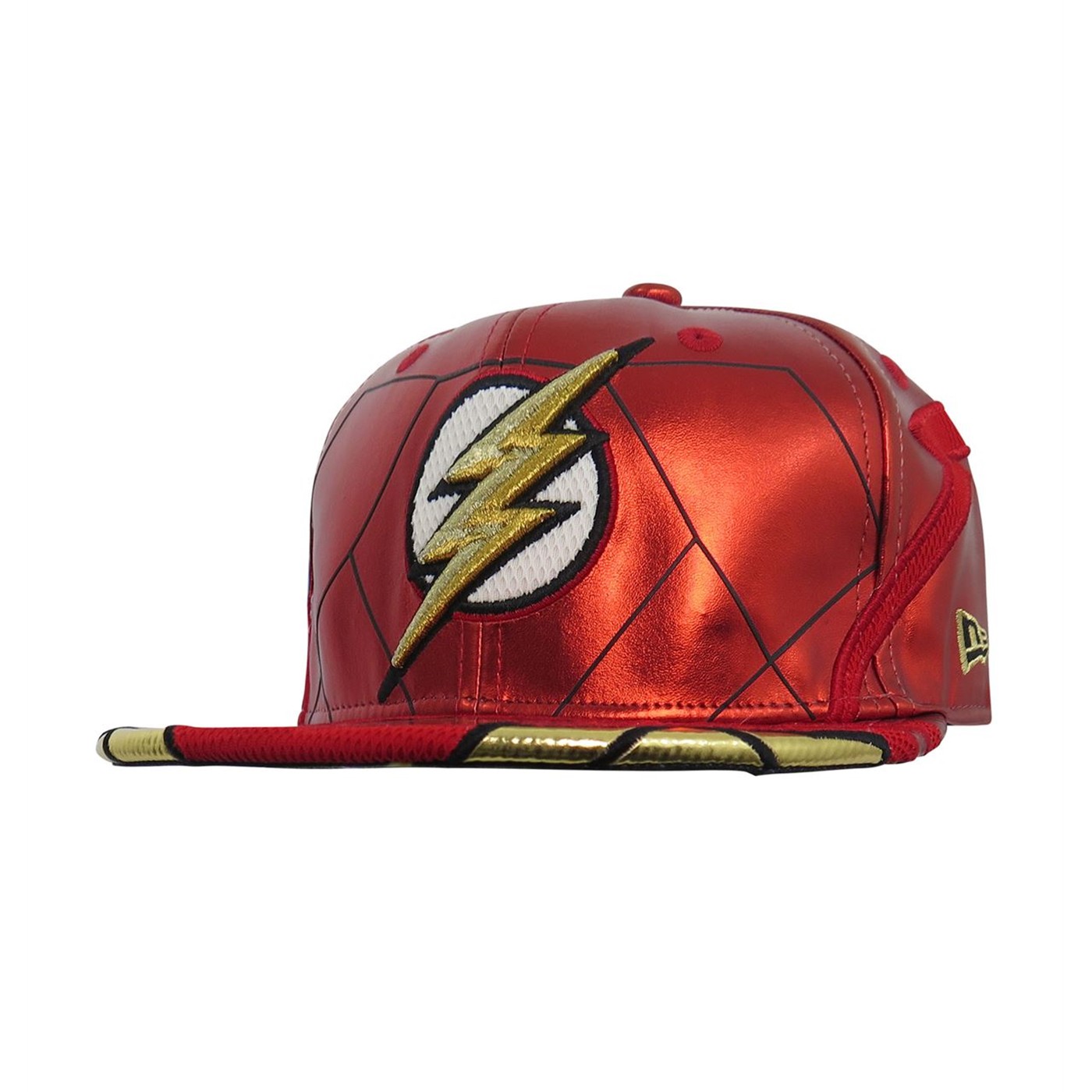 Flash Justice League Armor 59Fifty Fitted Hat, Red
