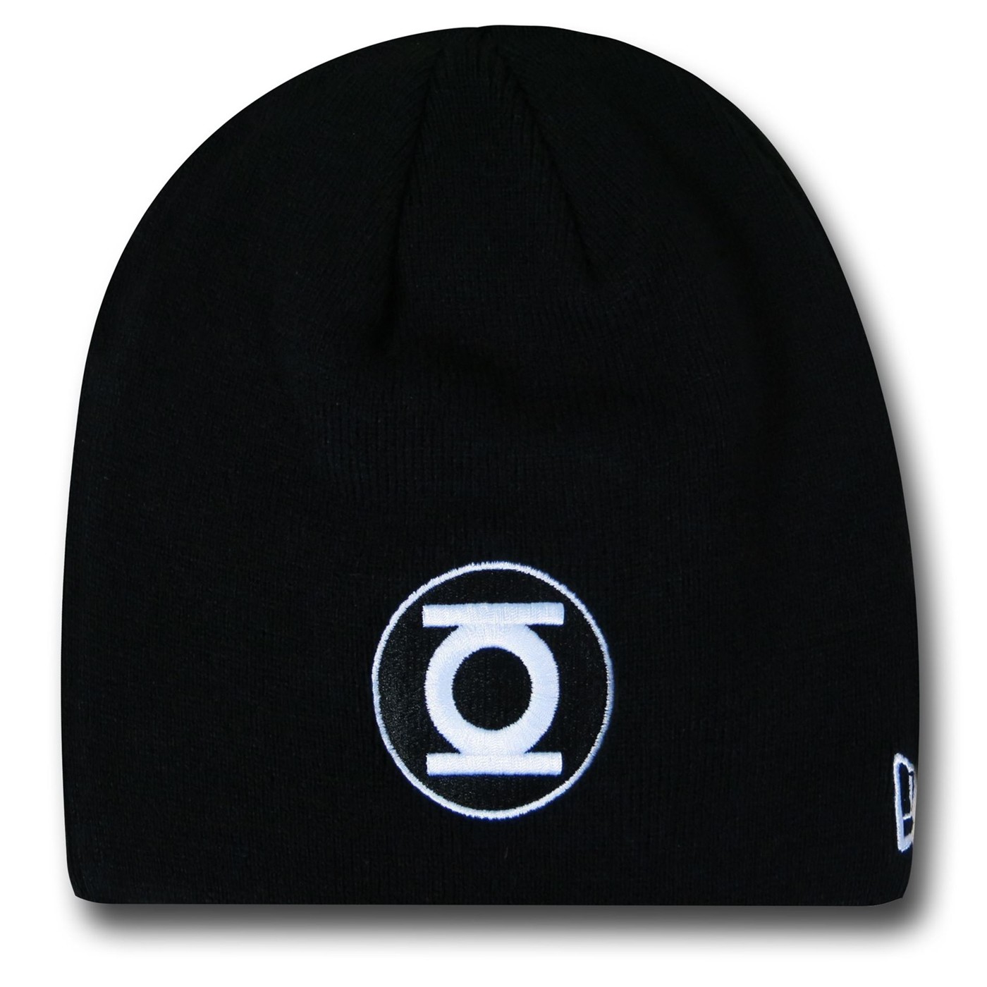 Green Lantern Symbol Black New Era Beanie, Black