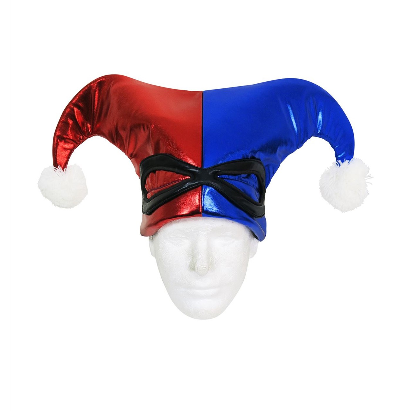 Harley Quinn Red and Blue Jester Hat