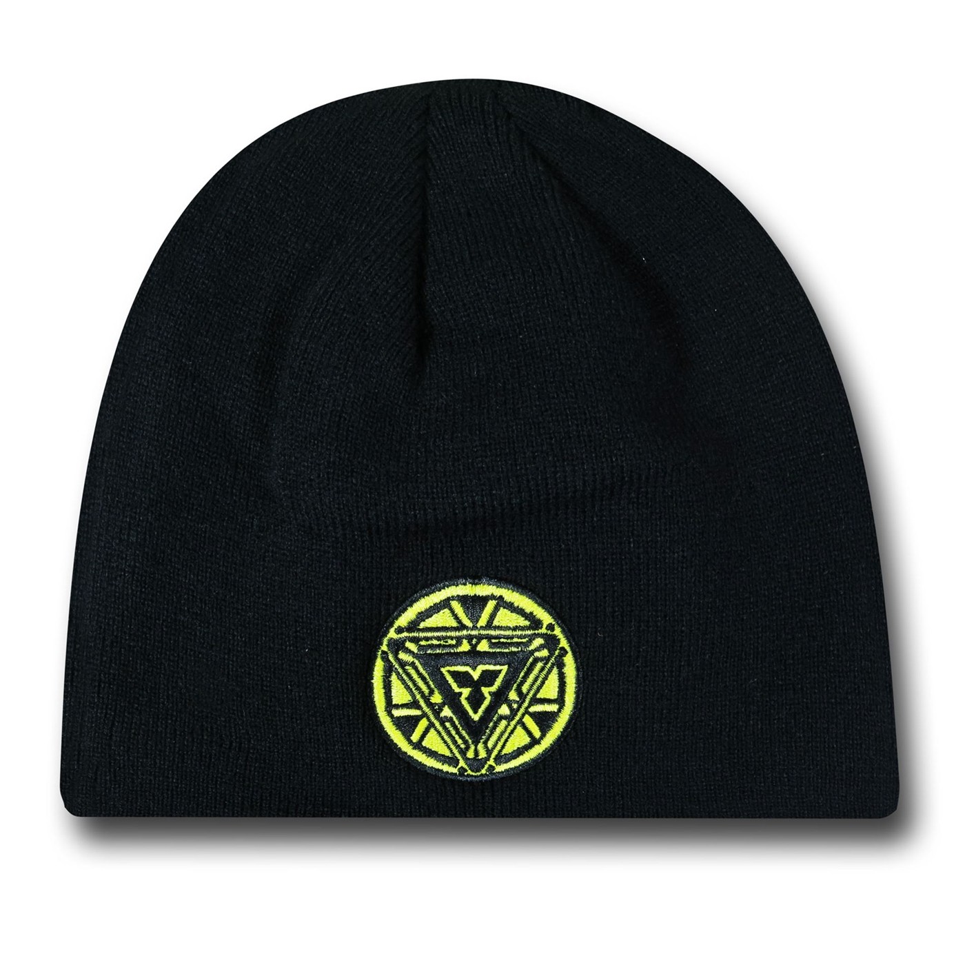Iron Man Arc Reactor Black New Era Beanie, Black