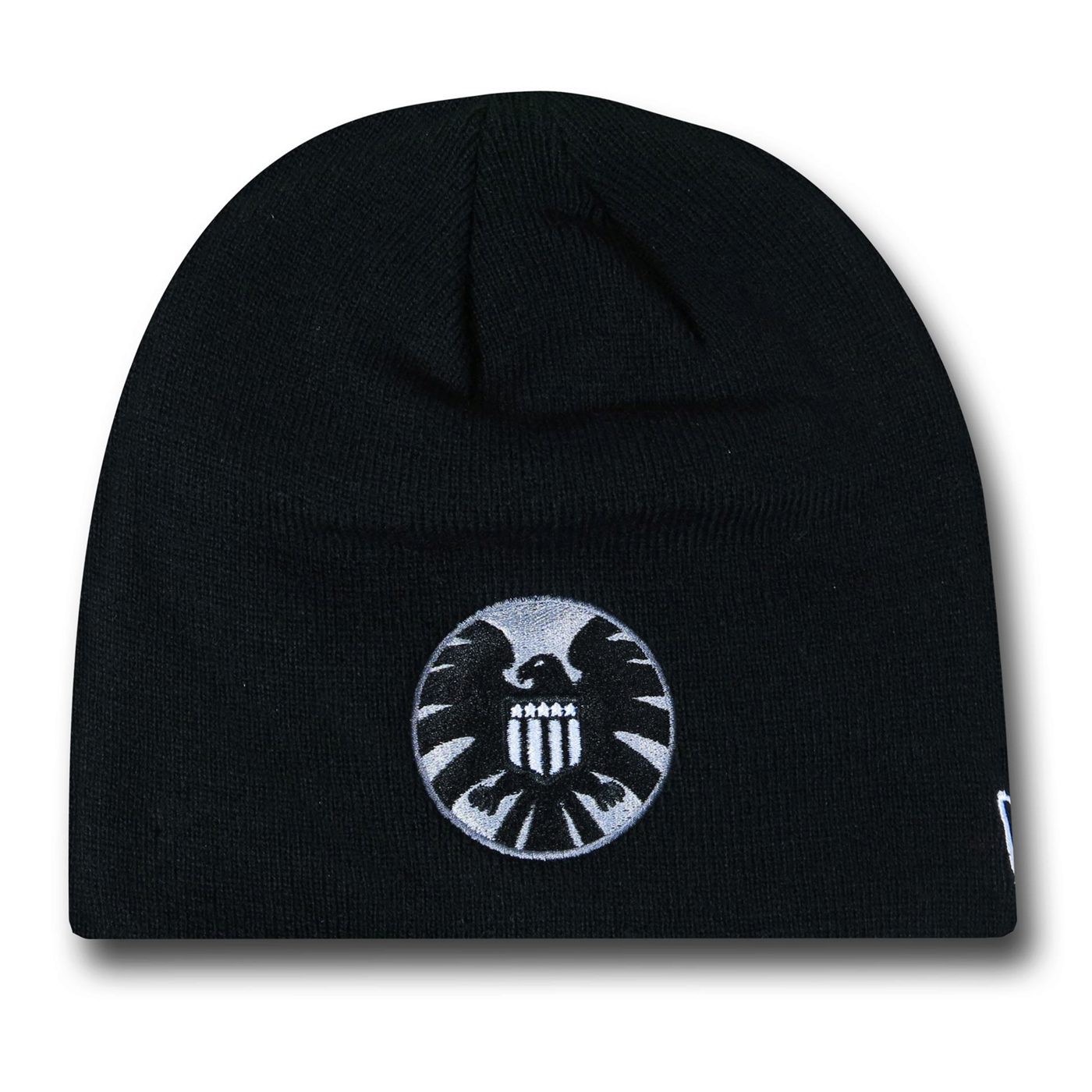SHIELD Symbol Black New Era Beanie, Black