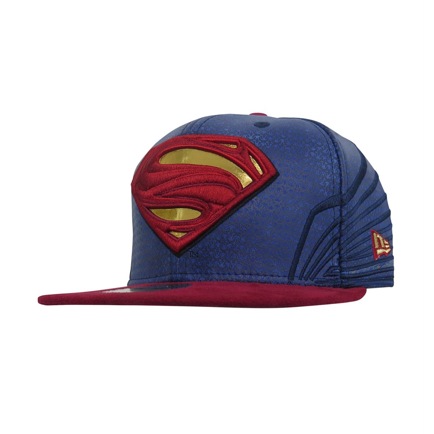 Superman Justice League Armor 59Fifty Fitted Hat, Blue