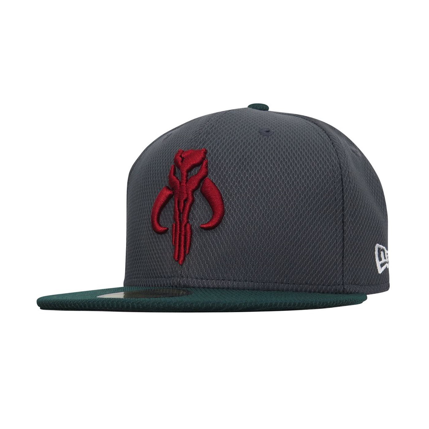 Star Wars Boba Fett Mandalorian 59Fifty Fitted Hat, Grey